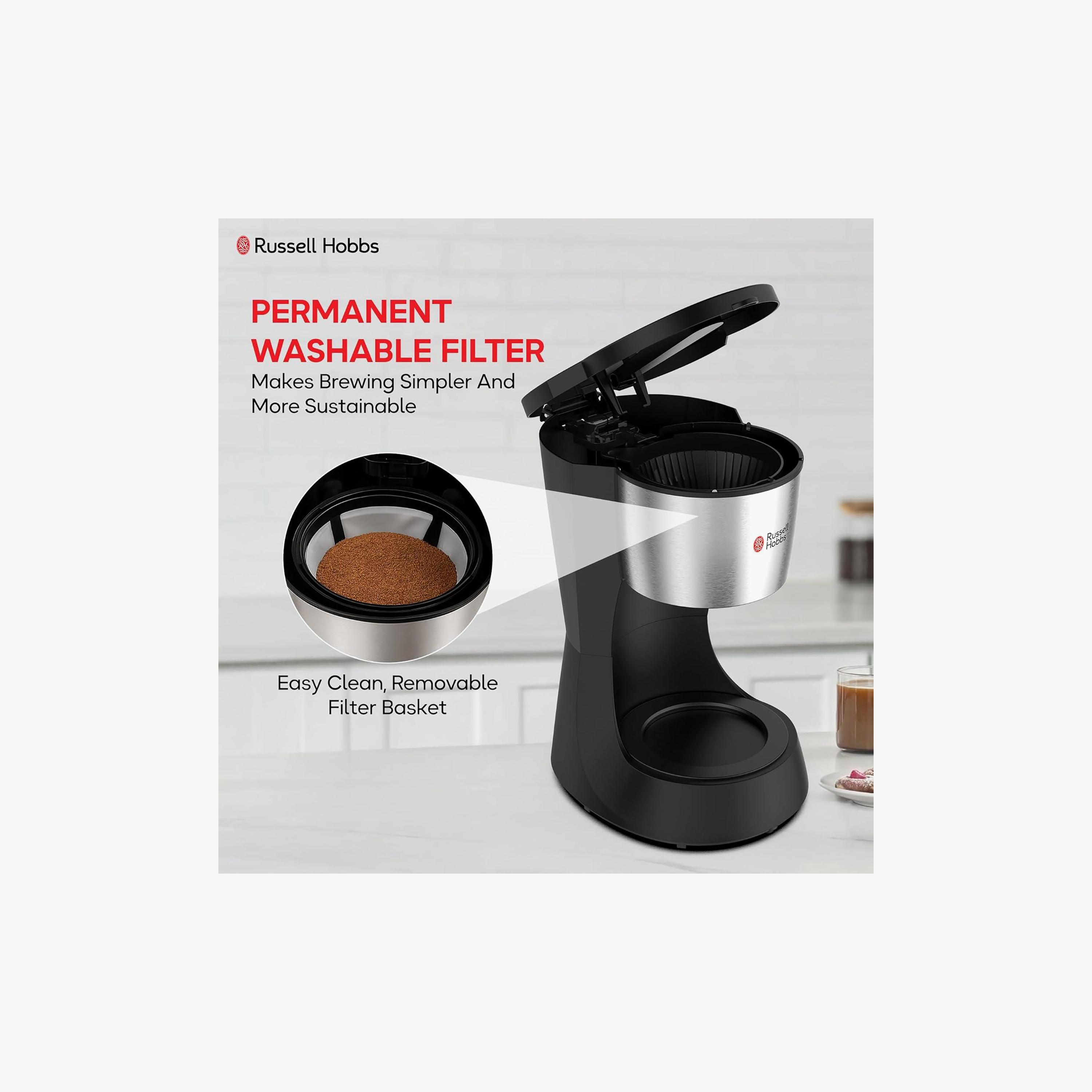 Russell Hobbs 1.5L Filter Coffee Maker 1000W Dark Gray | RHCM6689-PROMO_EMAX_AE_ADIB_240926-image-6