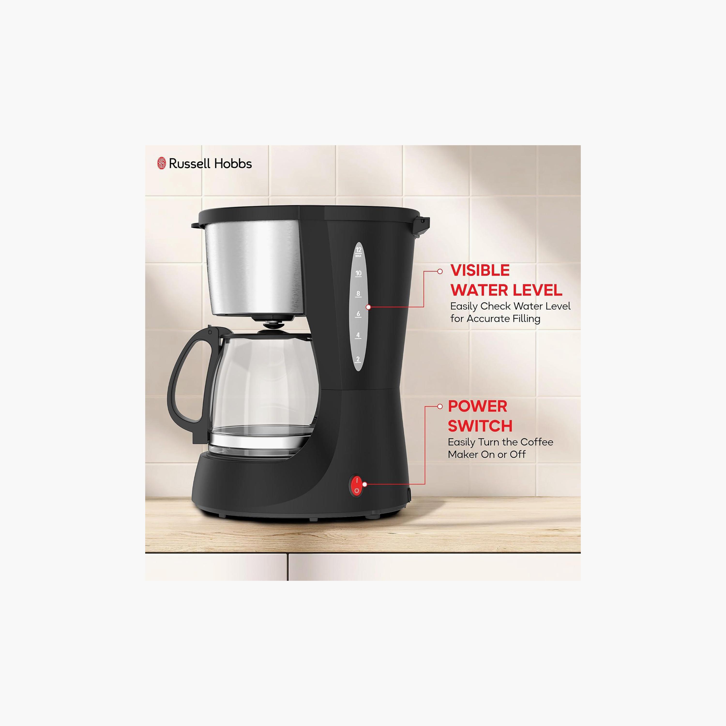 Russell Hobbs 1.5L Filter Coffee Maker 1000W Dark Gray | RHCM6689-PROMO_EMAX_AE_ADIB_240926-image-7