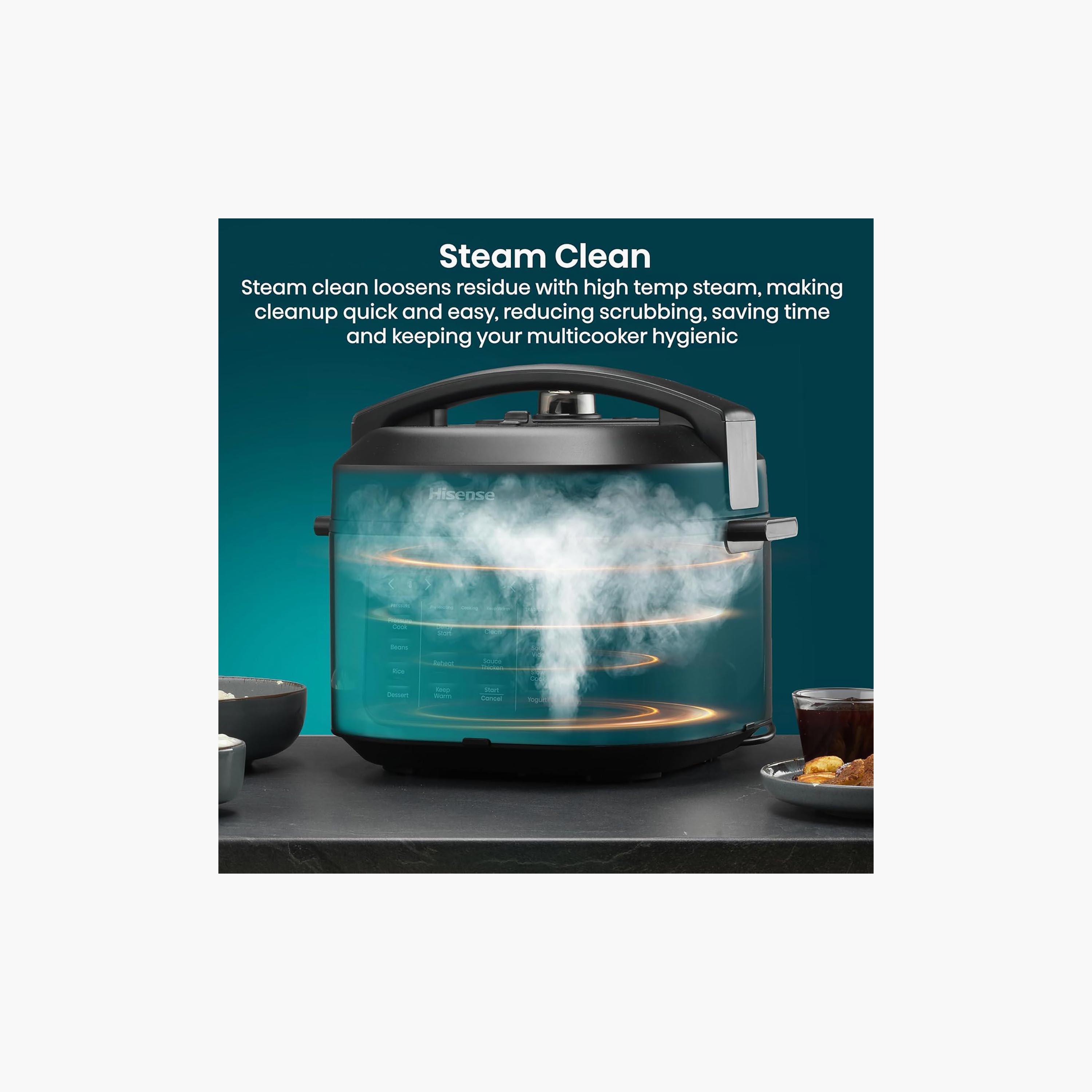 طباخ متعدد الاستخدامات من هايسنس، سعة 6 لترات، لون فضي | HGMC6SBK-household-appliances-kitchenappliances-electriccookers-image-5