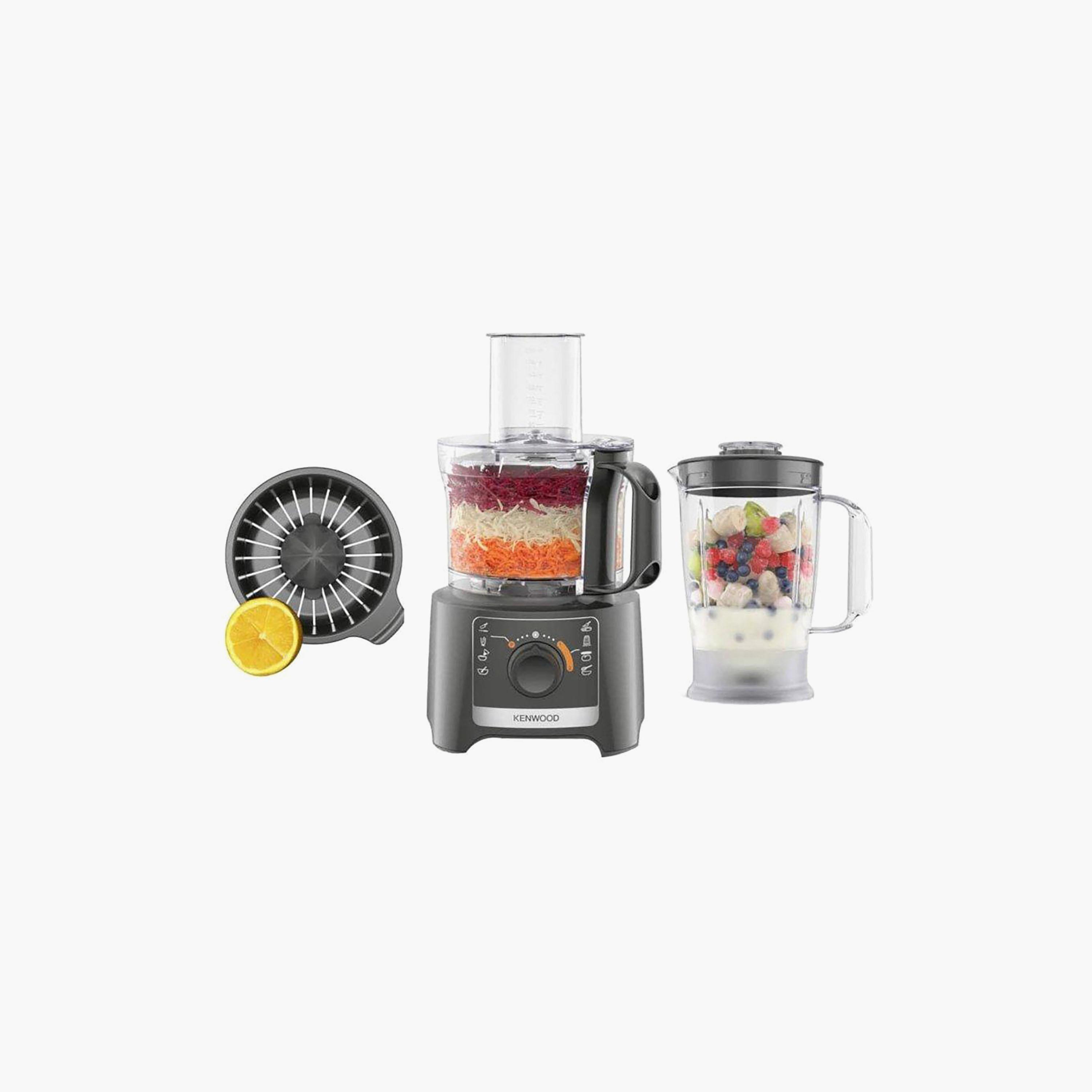 Kenwood Multipro Food Processor with Blender Multi Speed Control Attachments | FDP31.270GY-household-appliances-kitchenappliances-foodprocessors-image-2