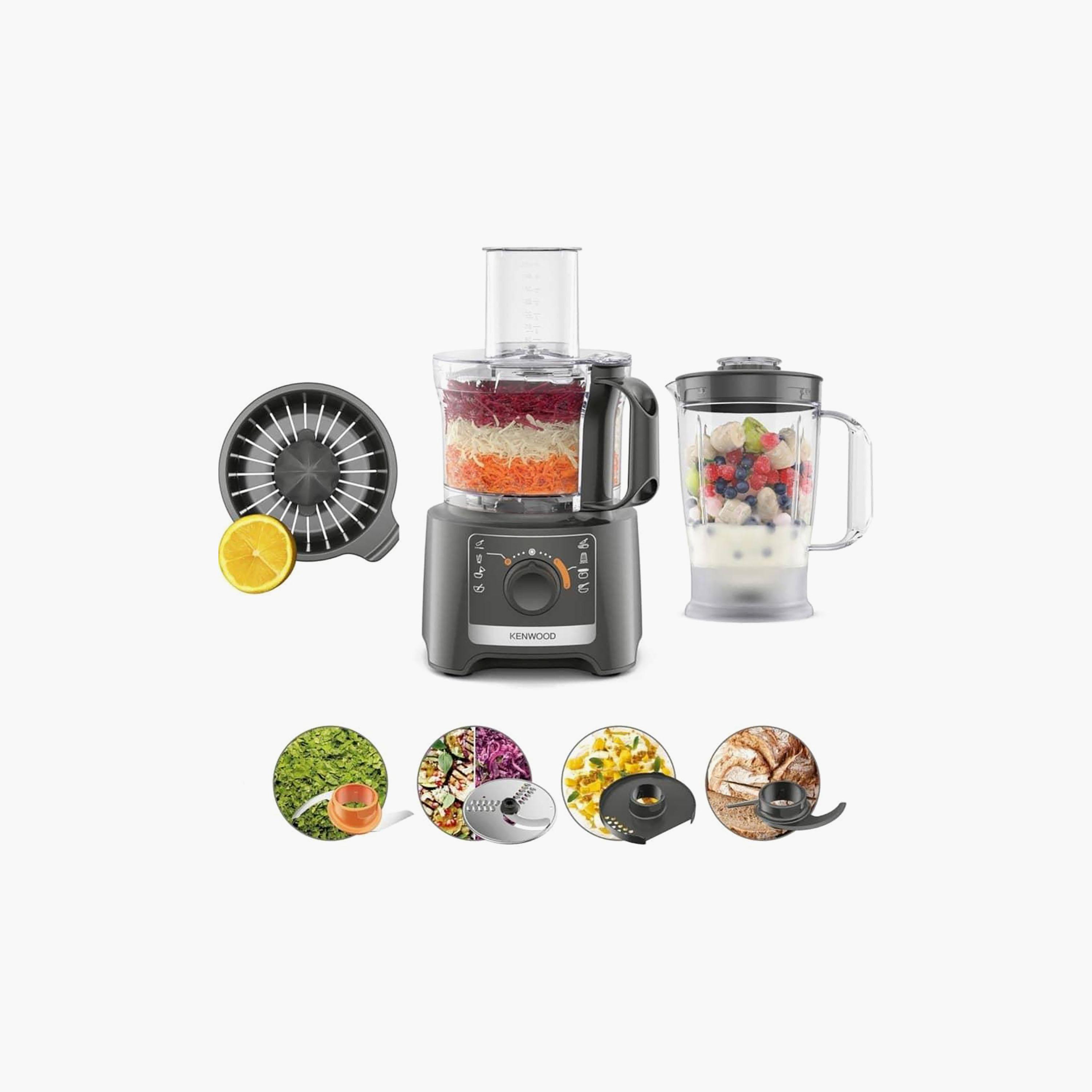 Kenwood Multipro Food Processor with Blender Multi Speed Control Attachments | FDP31.270GY-household-appliances-kitchenappliances-foodprocessors-image-3