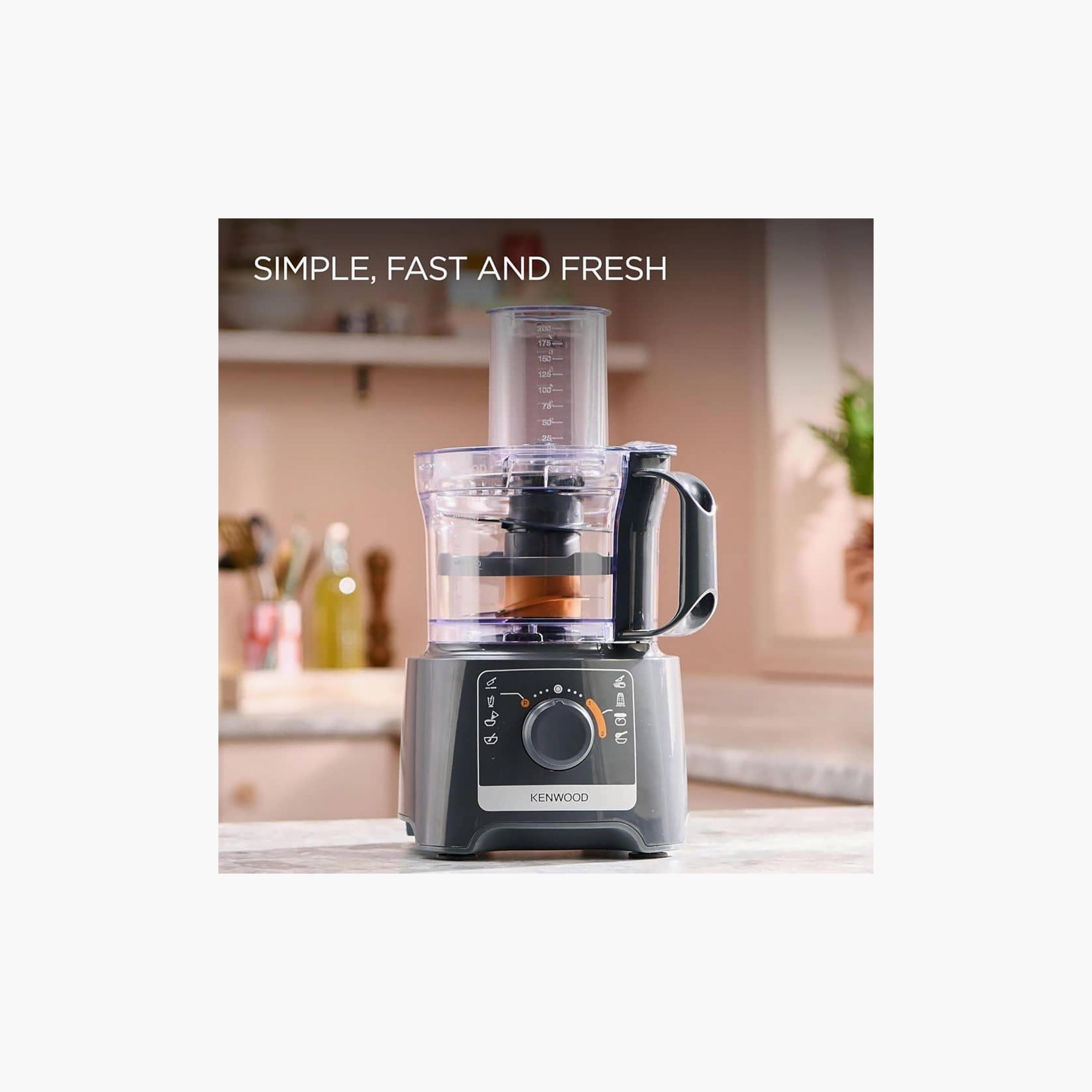 Kenwood Multipro Food Processor with Blender Multi Speed Control Attachments | FDP31.270GY-household-appliances-kitchenappliances-foodprocessors-image-8