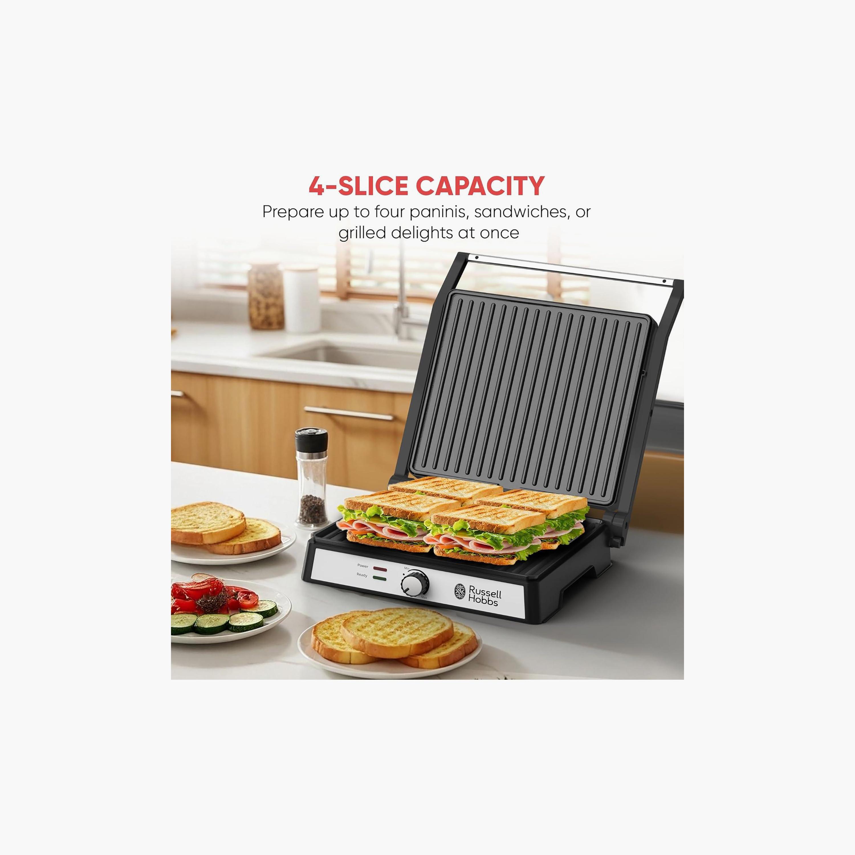 Russell Hobbs Grill and Panini Maker 2000W Black | RHGR17999-PROMO_EMAX_AE_ADIB_240926-image-4