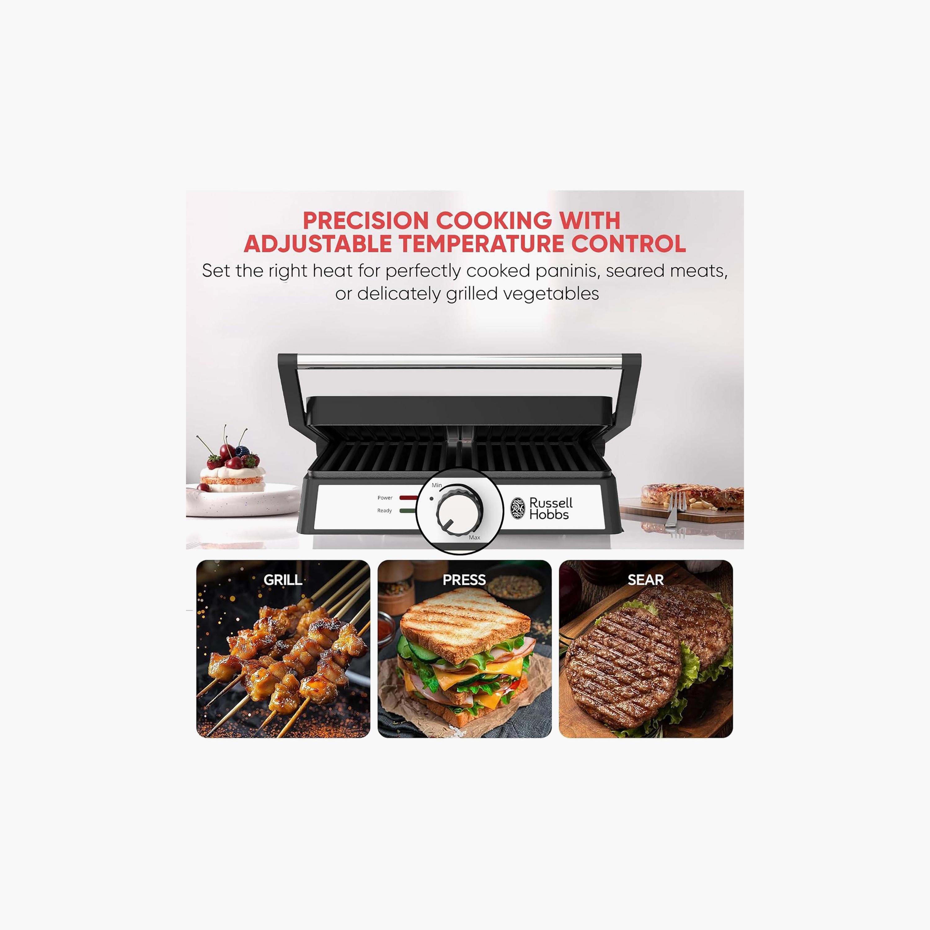 Russell Hobbs Grill and Panini Maker 2000W Black | RHGR17999-PROMO_EMAX_AE_ADIB_240926-image-6