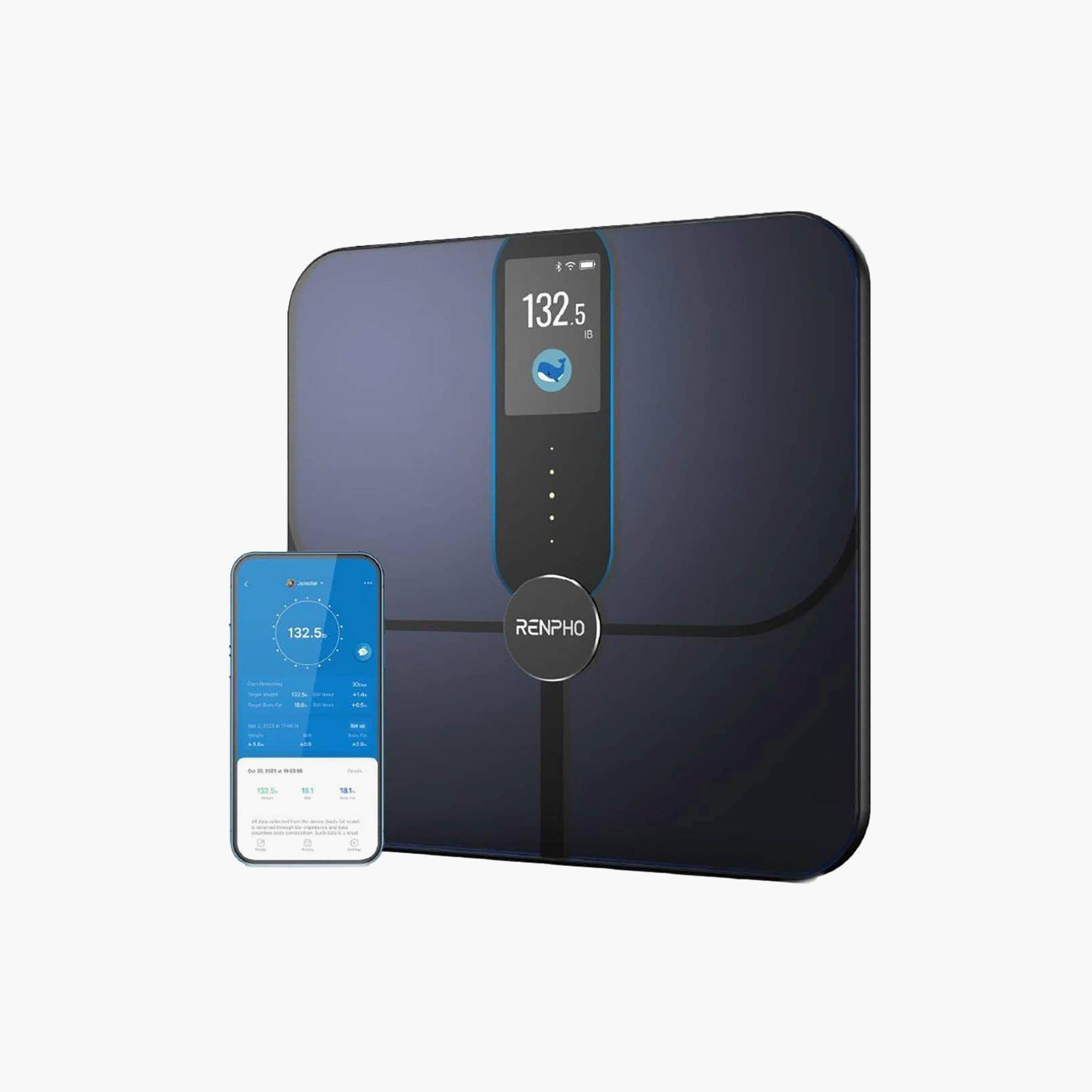 ميزان رينفو إليس نوفا الذكي القابل لإعادة الشحن، أسود | R-A031-BK-household-bathandlaundry-weighingscales-image-1