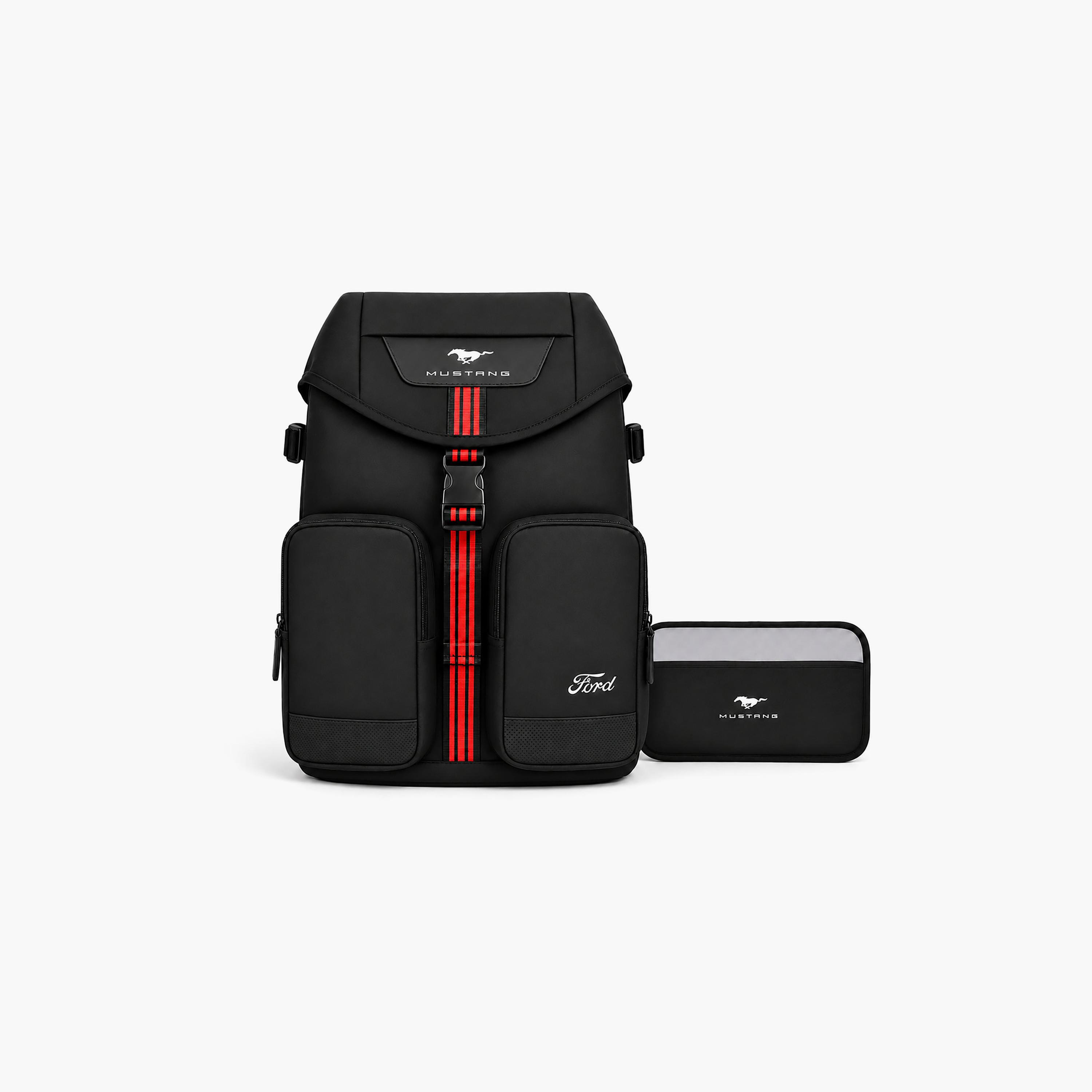 Mustang Vroom Diaper Lightweight Backpack with Waterproof Changing Mat-baby-gear-diaperbags-image-1