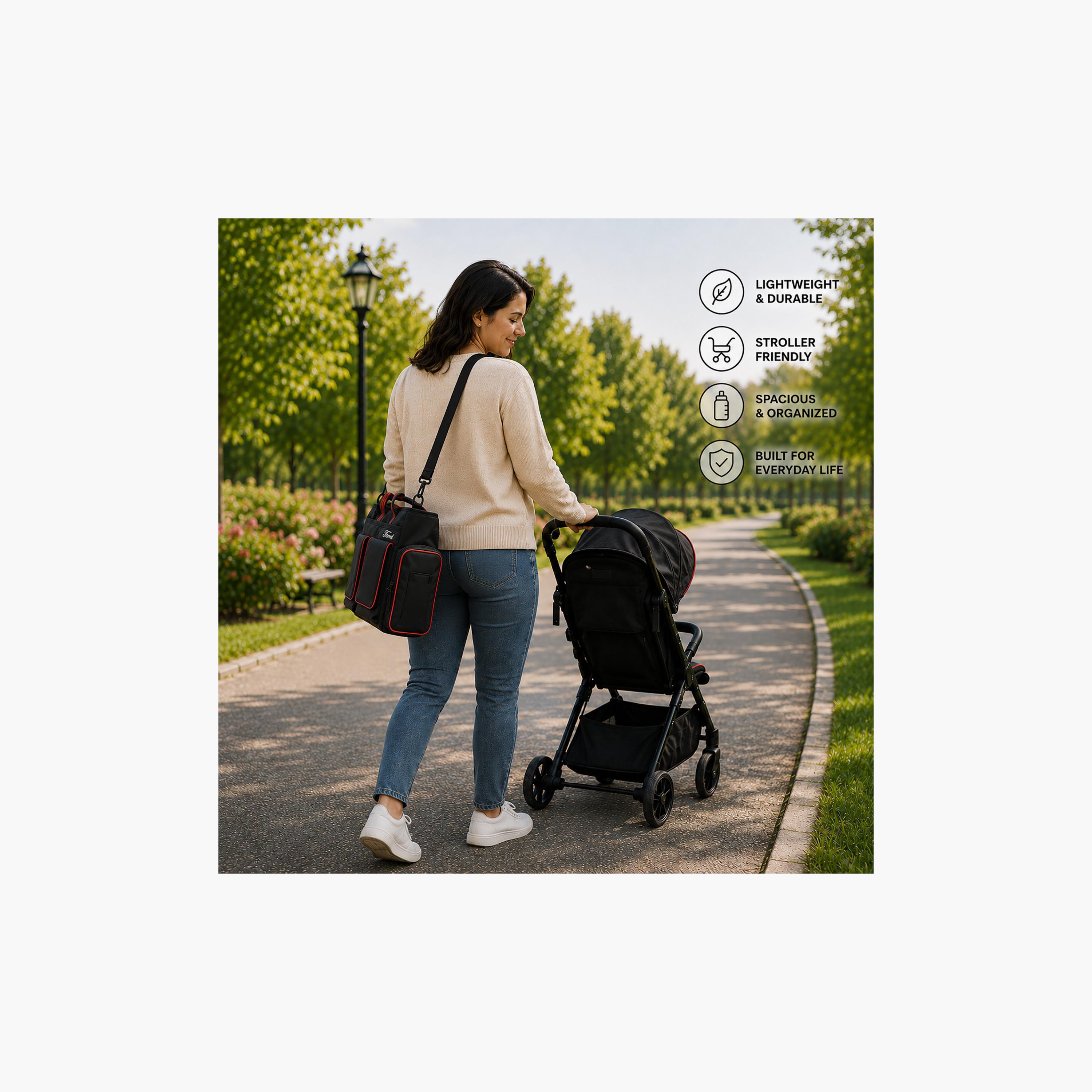 Mustang Pit Stop Deluxe Diaper Bag with Waterproof Changing Mat-baby-gear-diaperbags-image-3