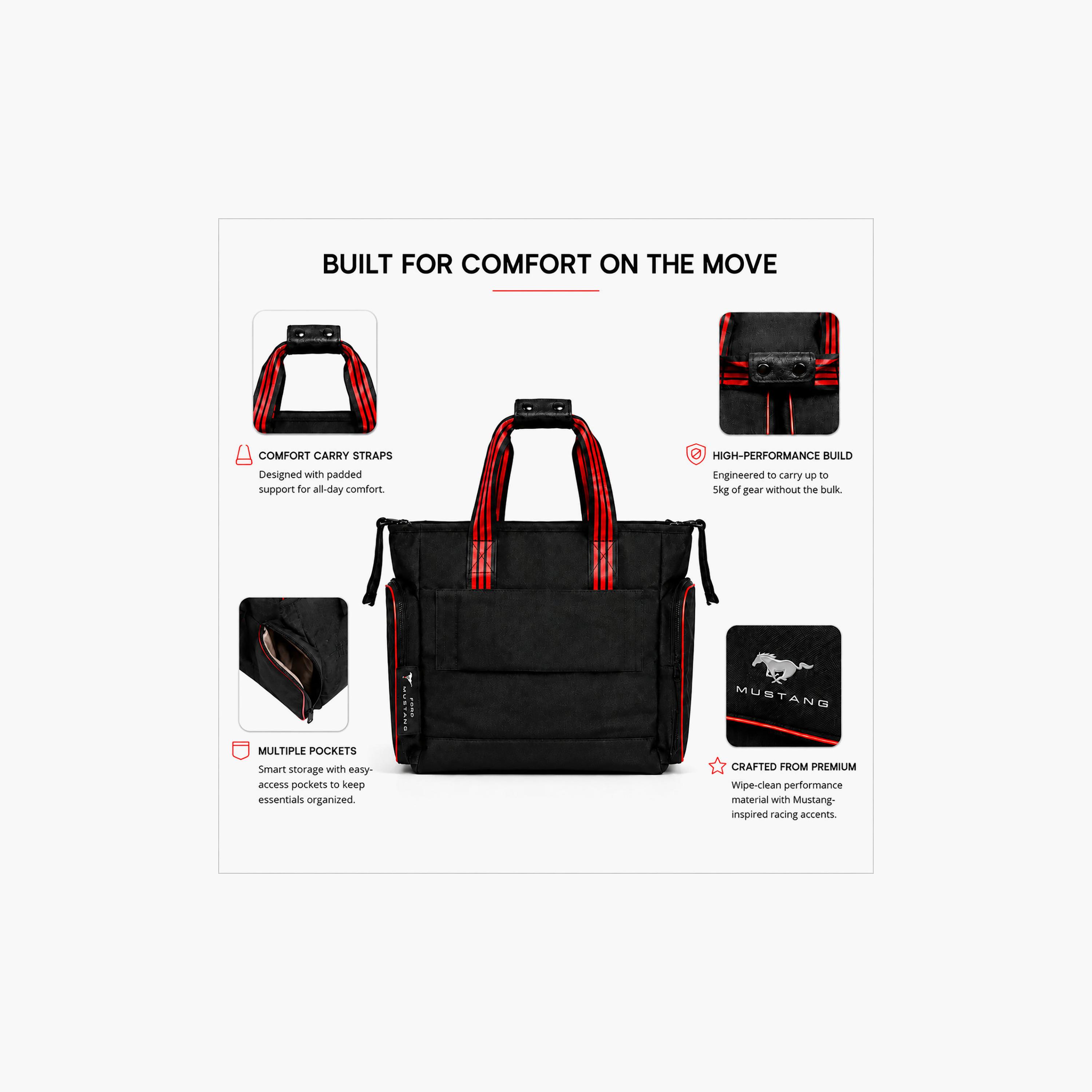 Mustang Pit Stop Deluxe Diaper Bag with Waterproof Changing Mat-baby-gear-diaperbags-image-6