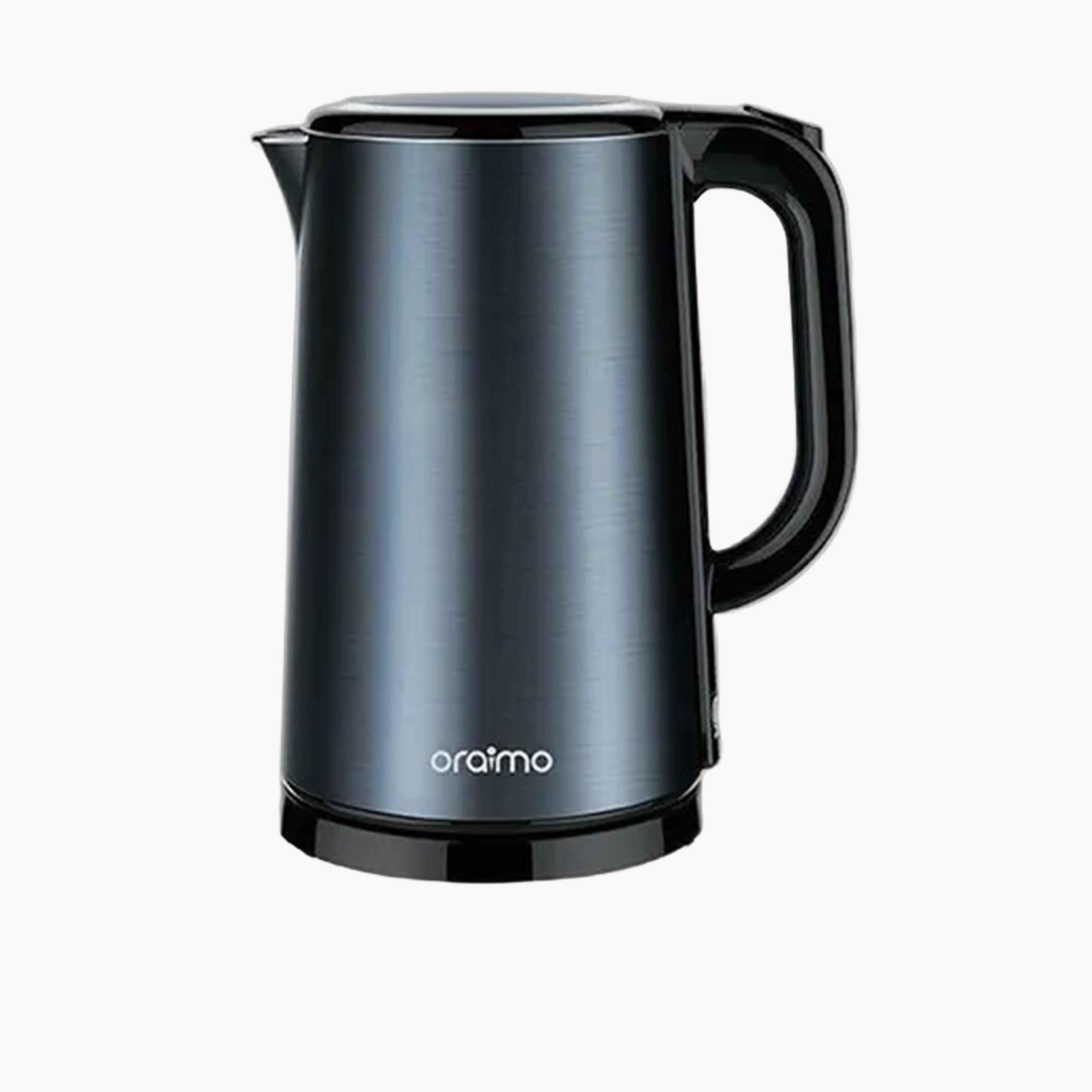 Oraimo Smart Kettle 1.7L with Full Metal Liner - Black-household-appliances-kitchenappliances-electrickettles-image-1