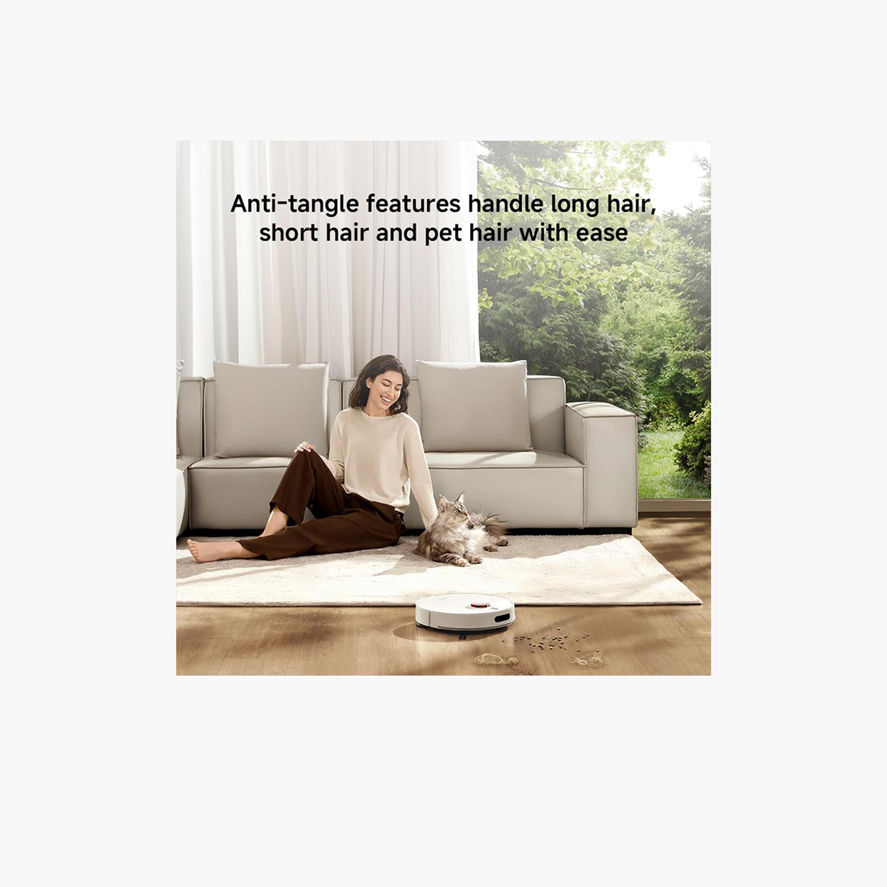 شاومي - مكنسة روبوتية H40 للمسح والتنظيف بقوة شفط 10000 باسكال LDS BHR07W1GB - أبيض-household-appliances-homeappliances-vacuumcleaners-image-5