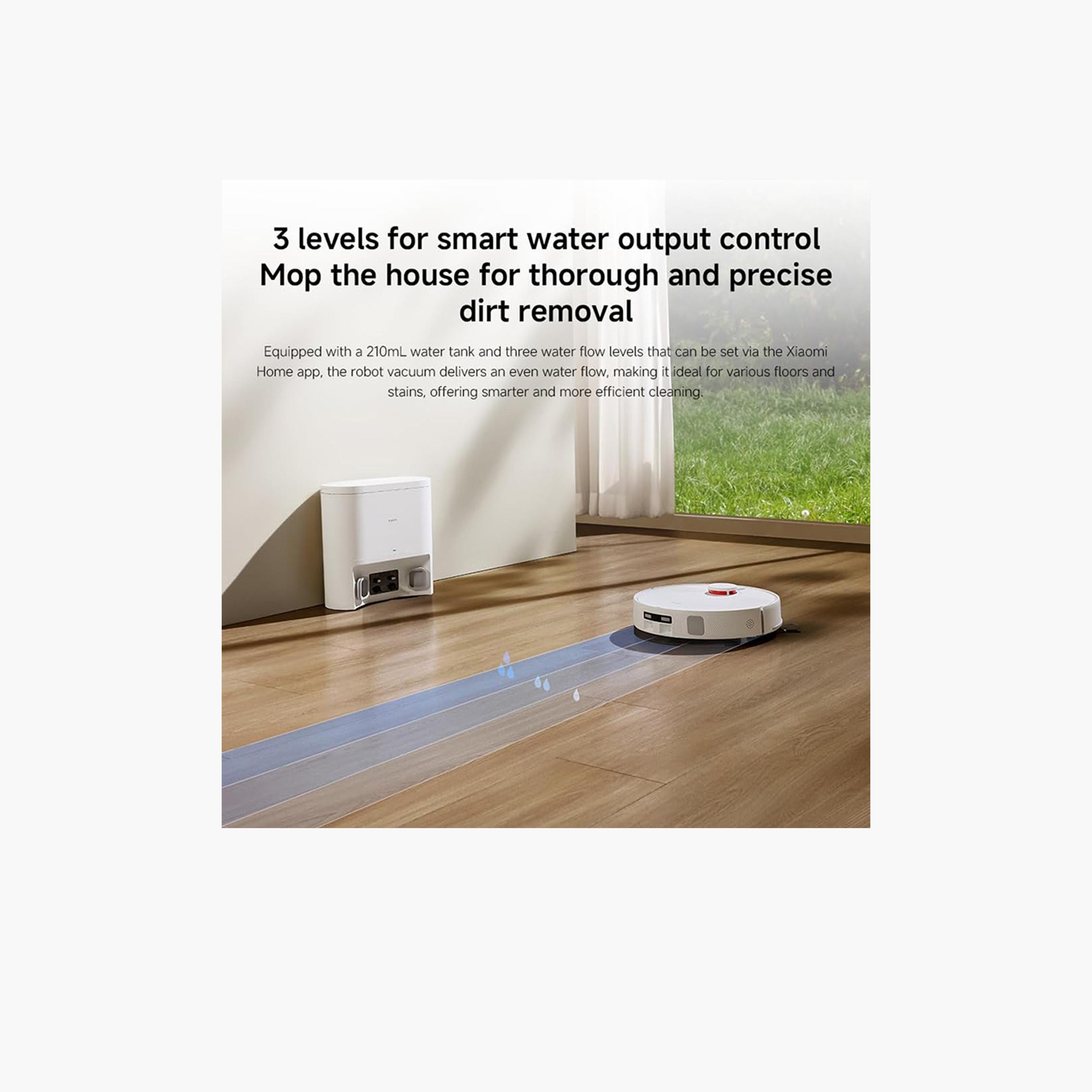 شاومي - مكنسة روبوتية H40 للمسح والتنظيف بقوة شفط 10000 باسكال LDS BHR07W1GB - أبيض-household-appliances-homeappliances-vacuumcleaners-image-6