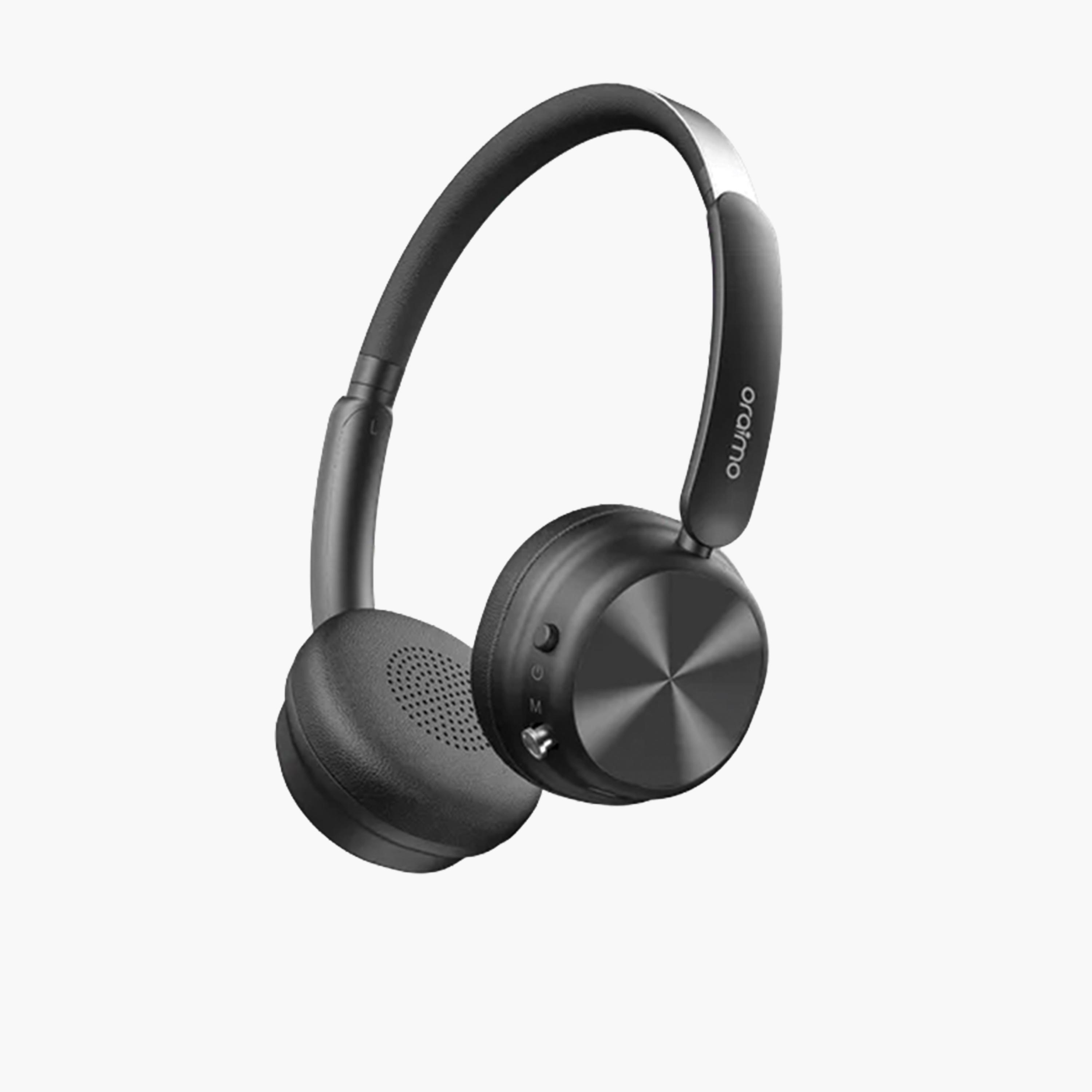 Oraimo BoomPop Air Lightweight On-Ear Wireless Headphones - Black-electronics-headphonesandearphones-image-1