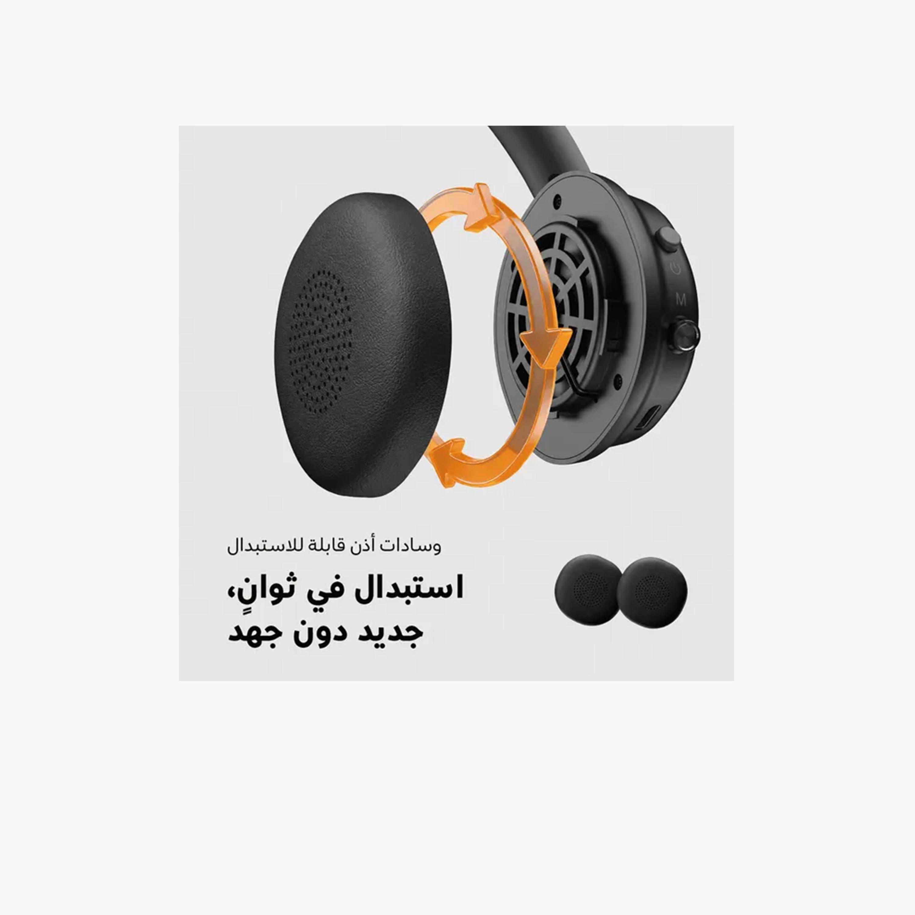 Oraimo BoomPop Air Lightweight On-Ear Wireless Headphones - Gold-electronics-headphonesandearphones-image-3