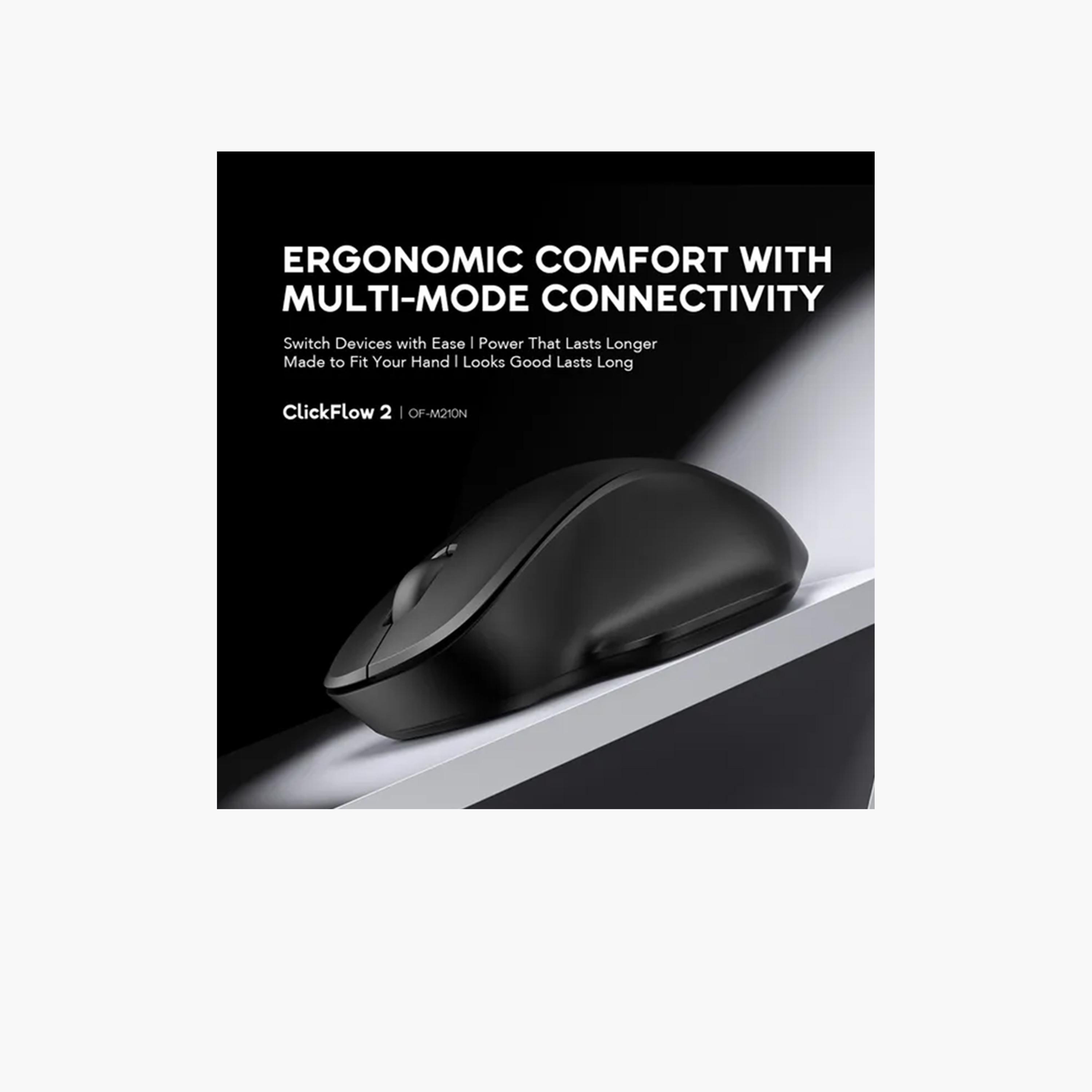 Oraimo ClickFlow 2 Wireless Mouse for Laptops and Desktops - Black-electronics-accessories-computeraccesories-image-2