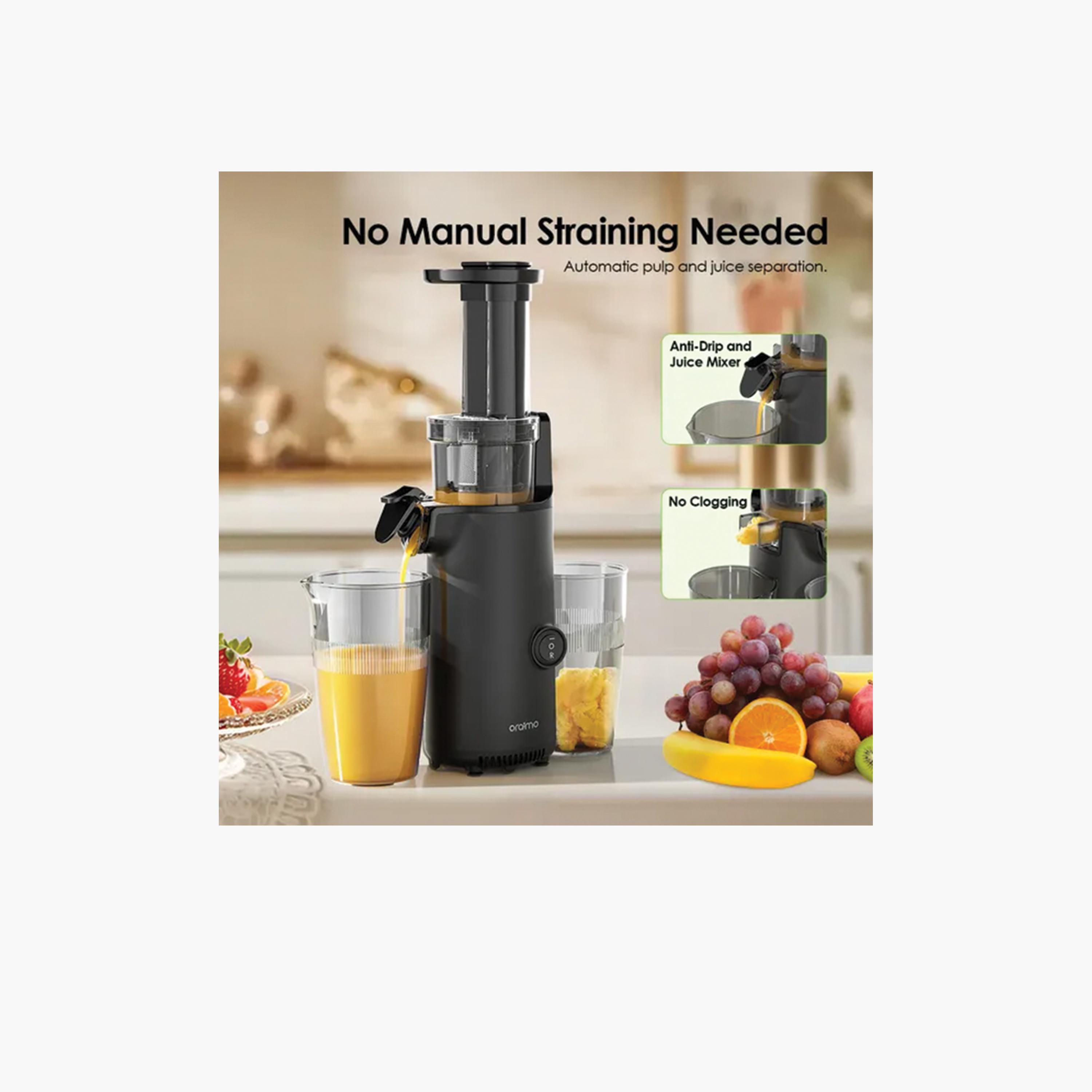 Oraimo EasyJuice Mini Portable Slow Juicer 500ml 130W - Black-household-appliances-kitchenappliances-blendersmixersandgrinders-image-3