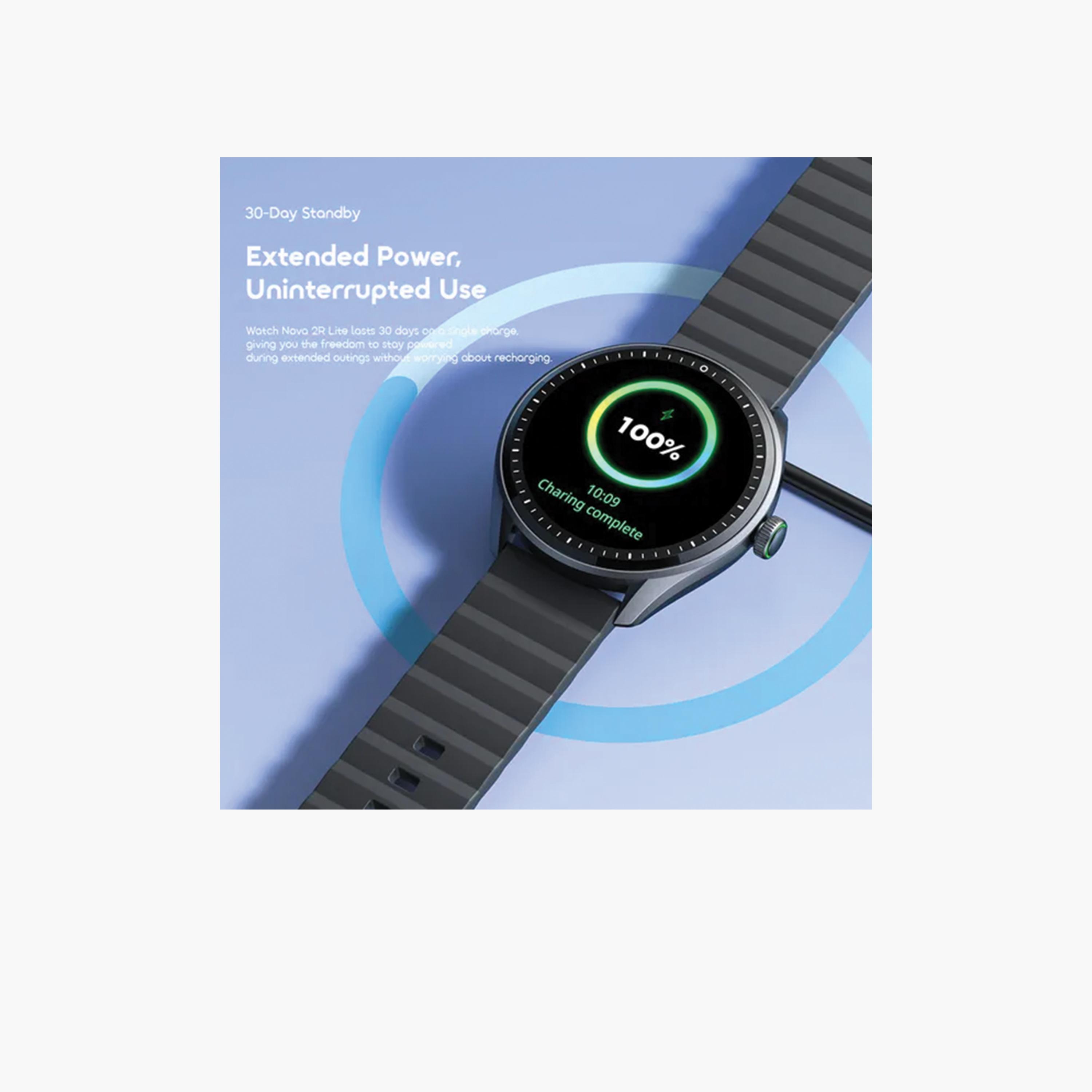 أورايمو - ساعة ذكية نوفا 2R لايت بشاشة أمولد مقاس 1.43 إنش - أسود-electronics-smartwatches-image-2