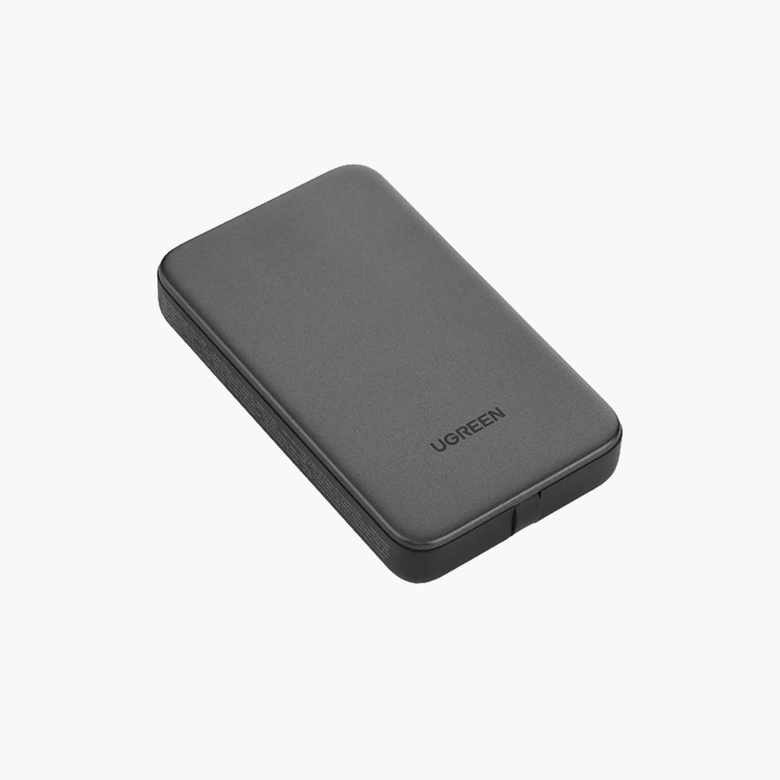 يوغرين - شاحن متنقل مزود بكابل مدمج، منافذ USB-C وUSB، سعة 10000 مللي أمبير، قدرة 20 واط - رمادي-electronics-accessories-mobileaccesories-image-2