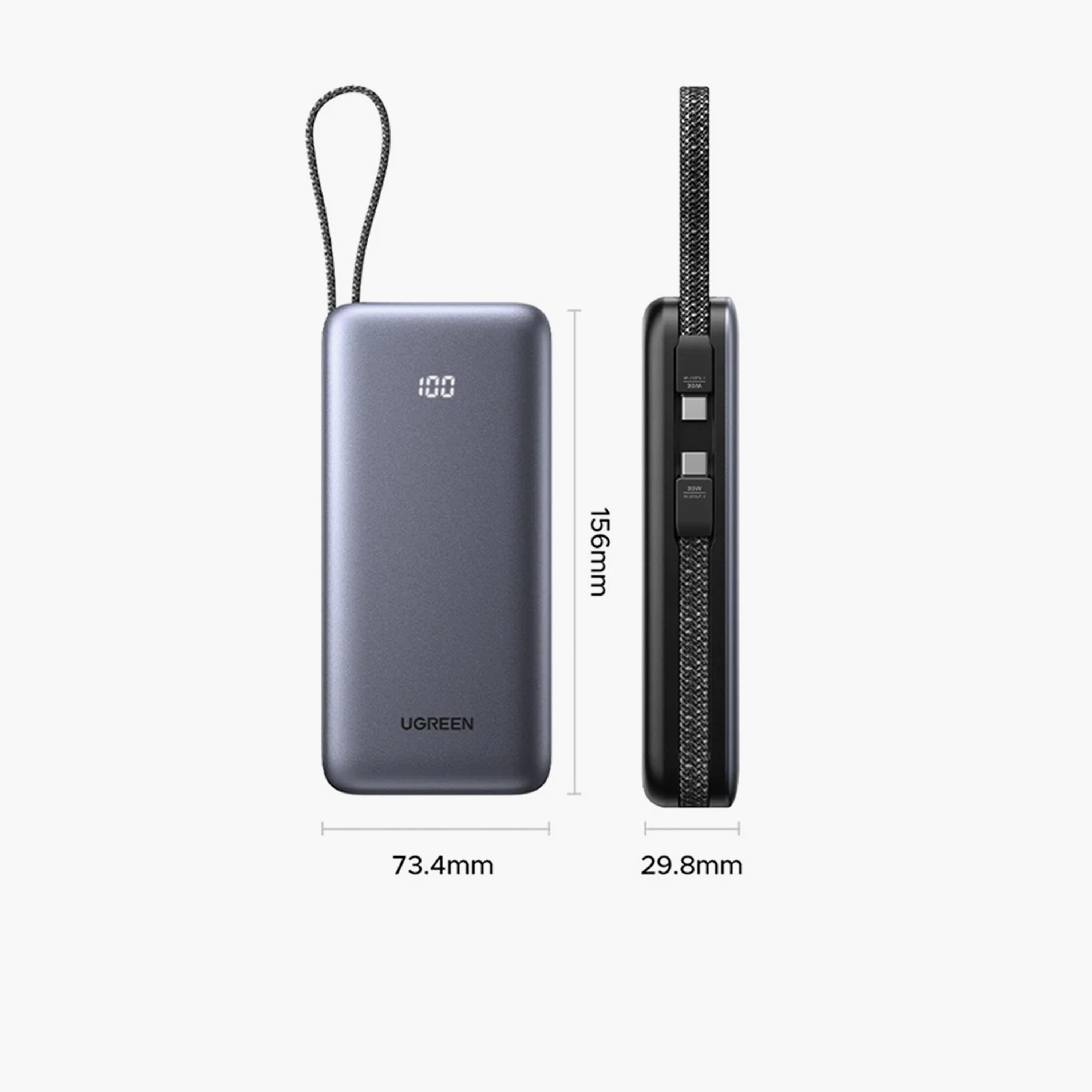 Ugreen UNO Rocket-Shaped 25W Wireless Charger - Silver Gray-electronics-accessories-mobileaccesories-image-2