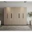 Woody Vera 6-Door Wardrobe with Drawers-furniture-bedroom-wardrobes-image-1