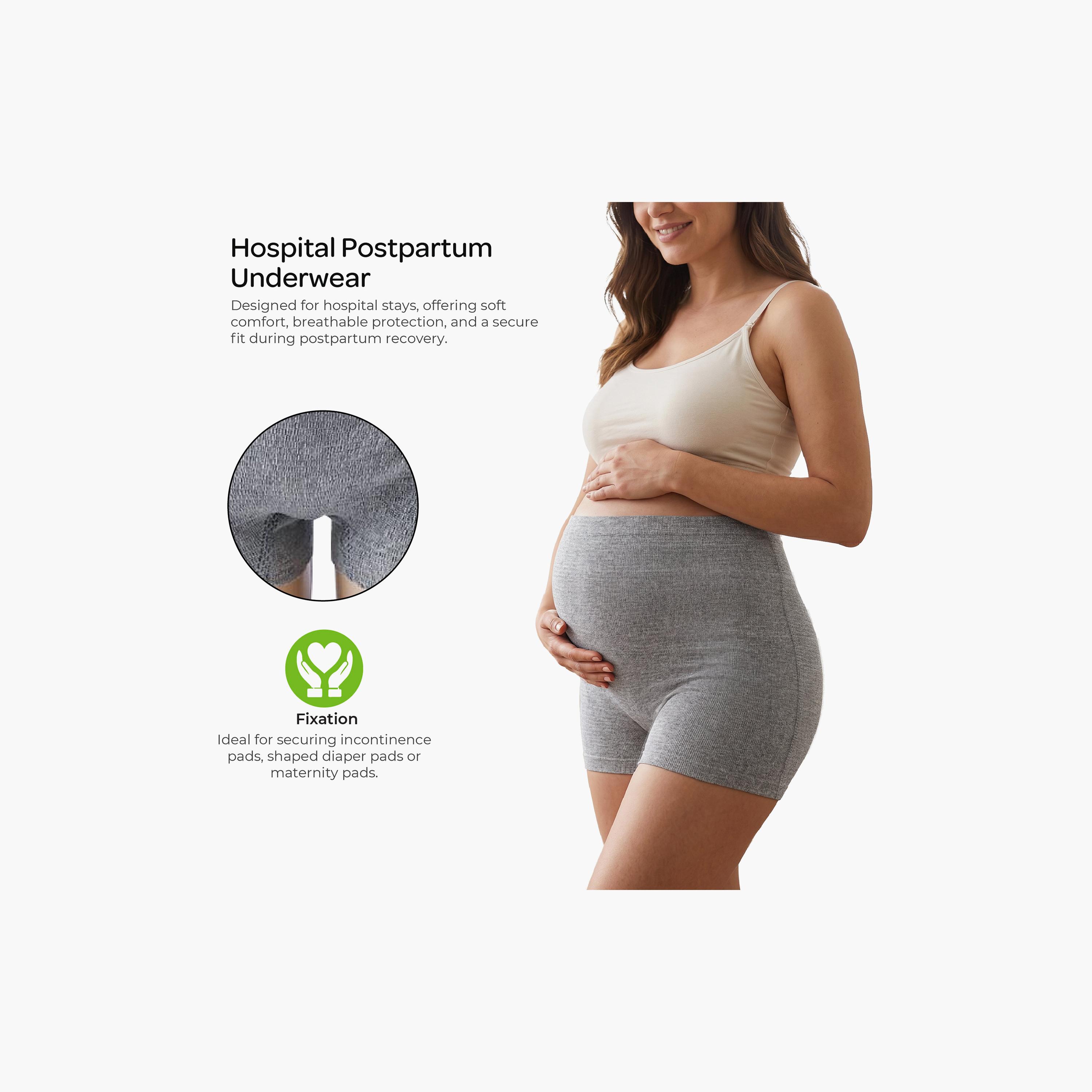 ملابس داخلية ناعمة وقابلة للتمدد لما بعد الولادة للاستخدام مرة واحدة 8 قطع من مون-women-clothing-maternity-lingerie-shapewear-image-12