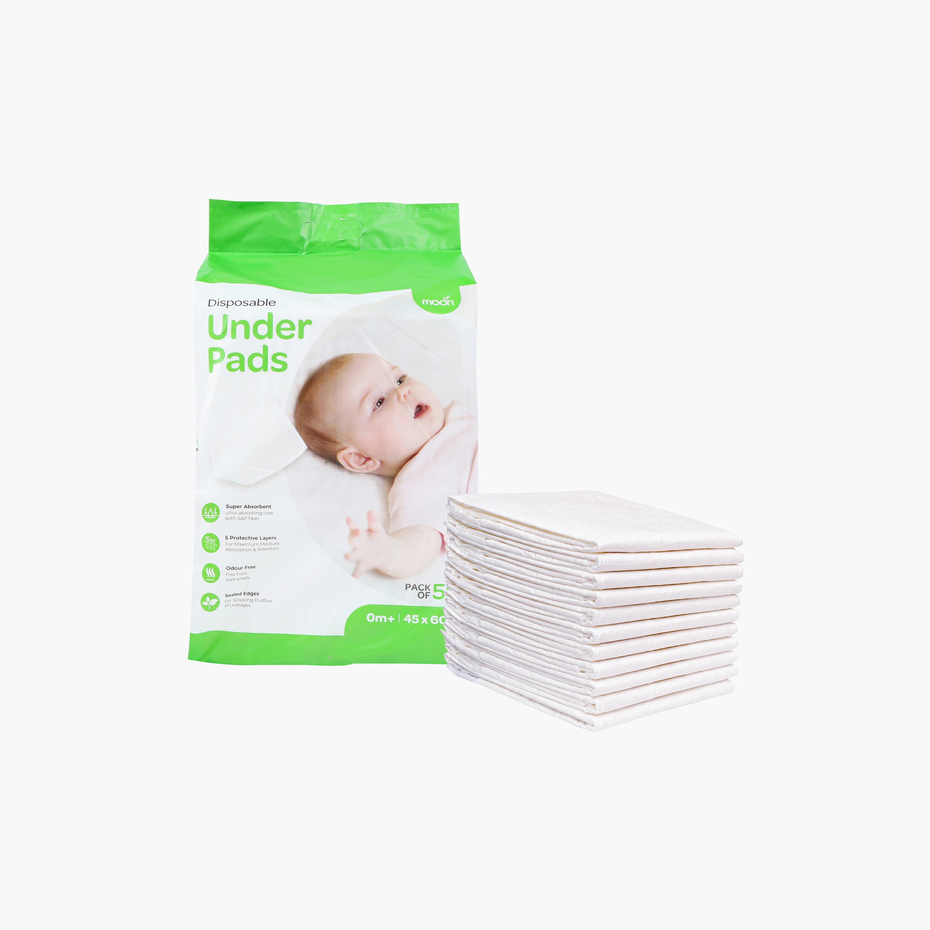 Moon 50-Piece Super Absorbent Leak-Proof Disposable Underpads-baby-maternalcare-bodyhygiene-image-6