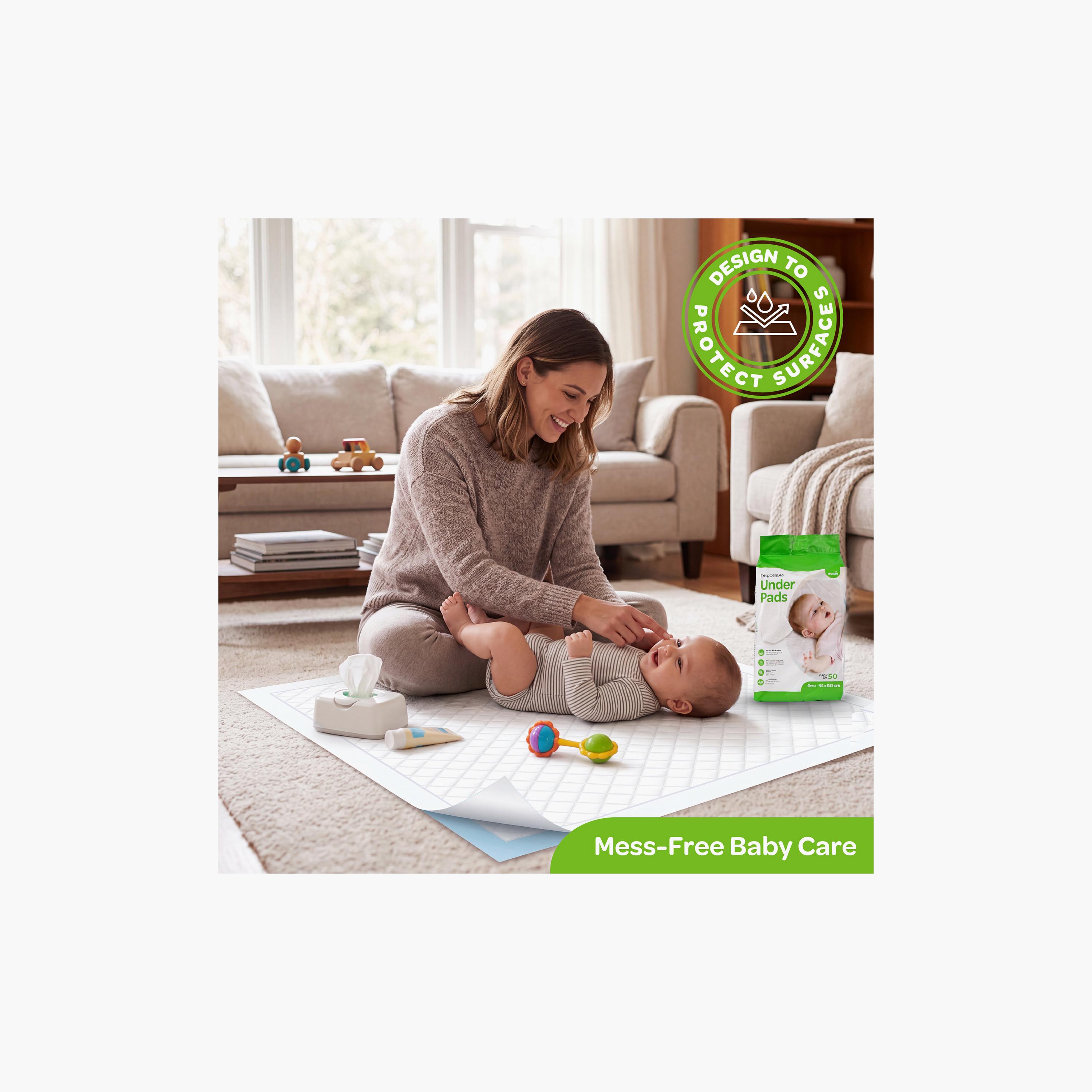 Moon 50-Piece Super Absorbent Leak-Proof Disposable Underpads-baby-maternalcare-bodyhygiene-image-9