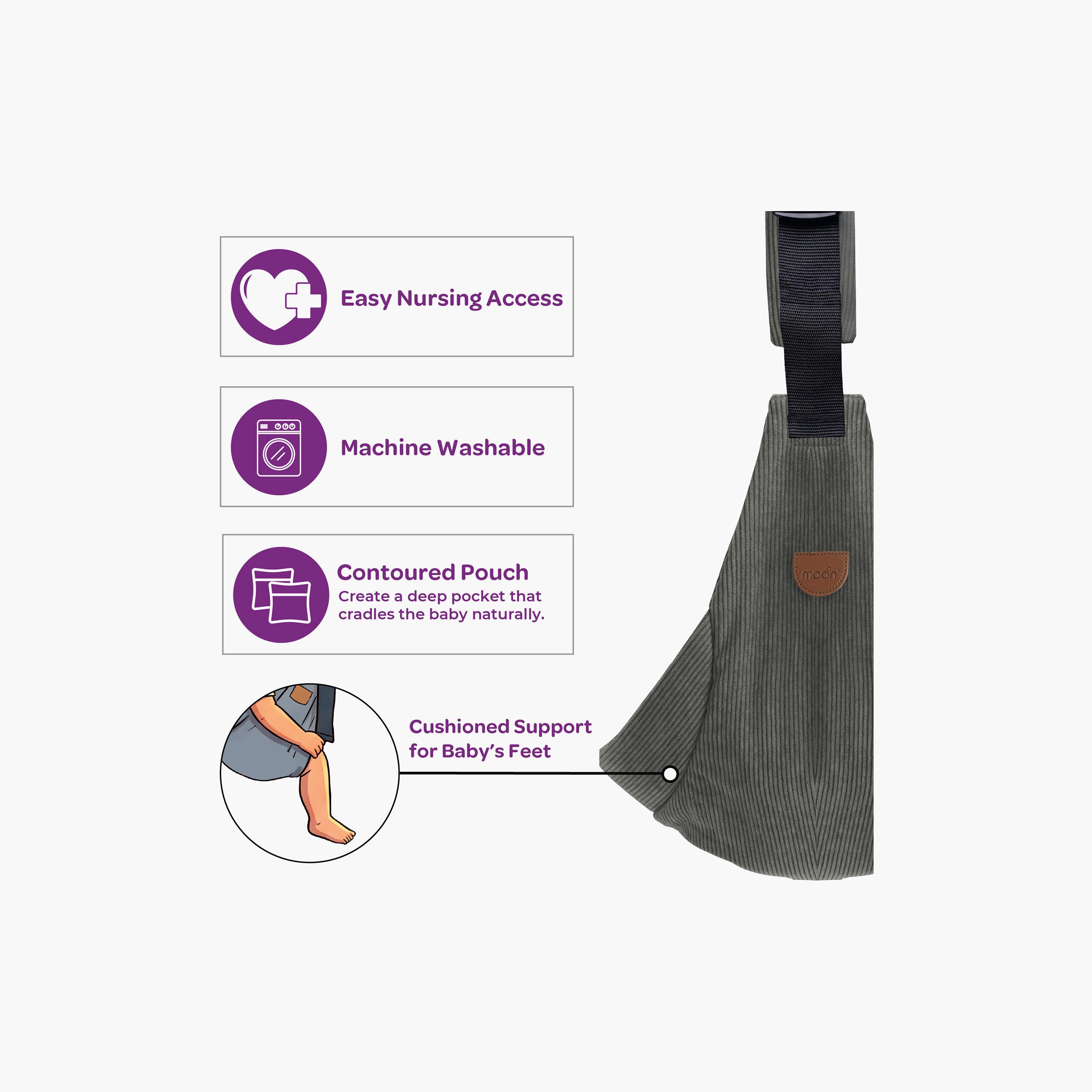 حمالة أطفال موديل كونا بـ 3 وضعيات من مون-baby-gear-babycarriers-image-2