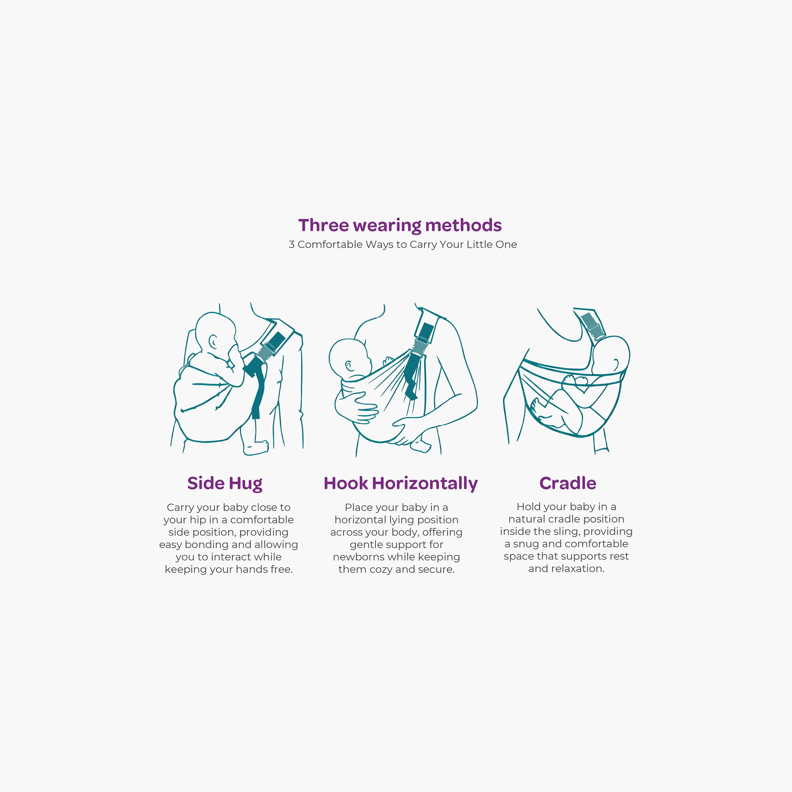 حمالة أطفال موديل كونا بـ 3 وضعيات من مون-baby-gear-babycarriers-image-5