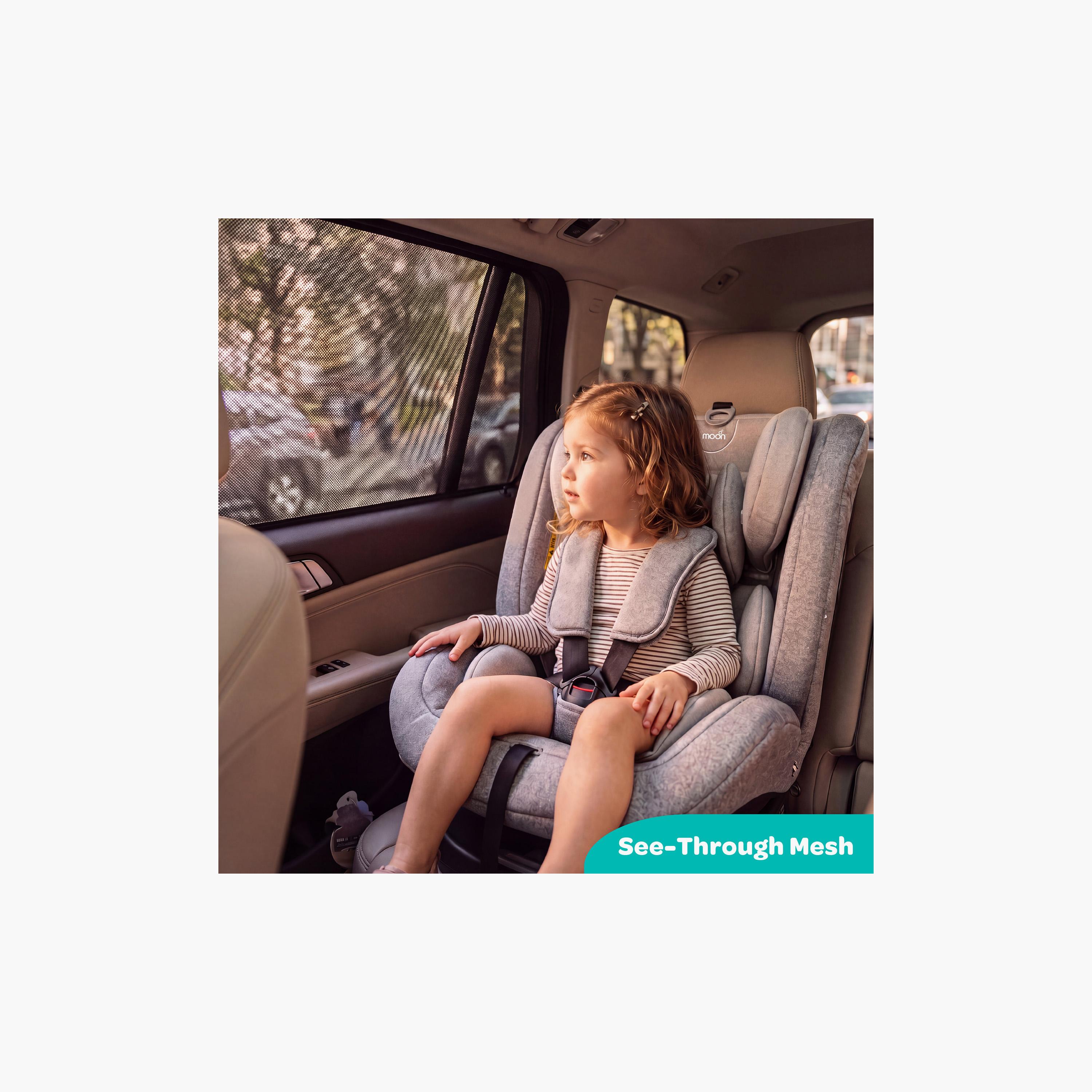 ستارة نتوءات شبكية لنوافذ السيارة للحماية من الأشعة فوق البنفسجية قطعتين من مون-baby-gear-travelaccessories-image-11