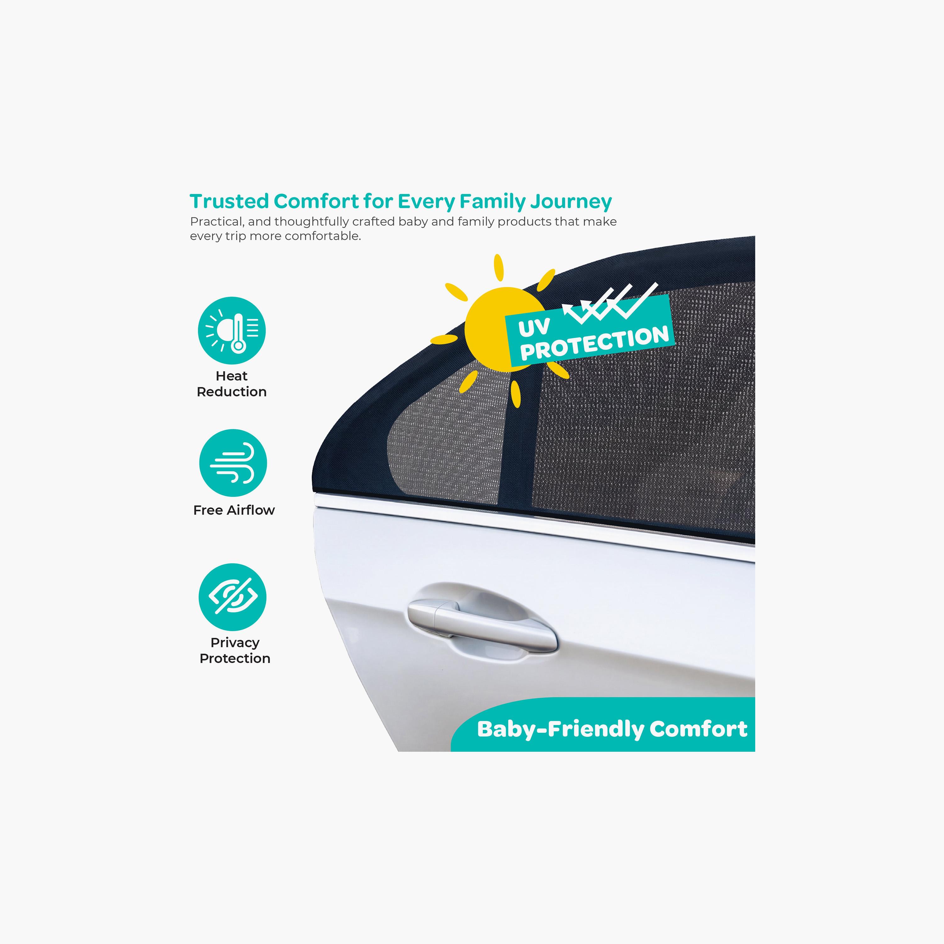 ستارة نتوءات شبكية لنوافذ السيارة للحماية من الأشعة فوق البنفسجية قطعتين من مون-baby-gear-travelaccessories-image-3