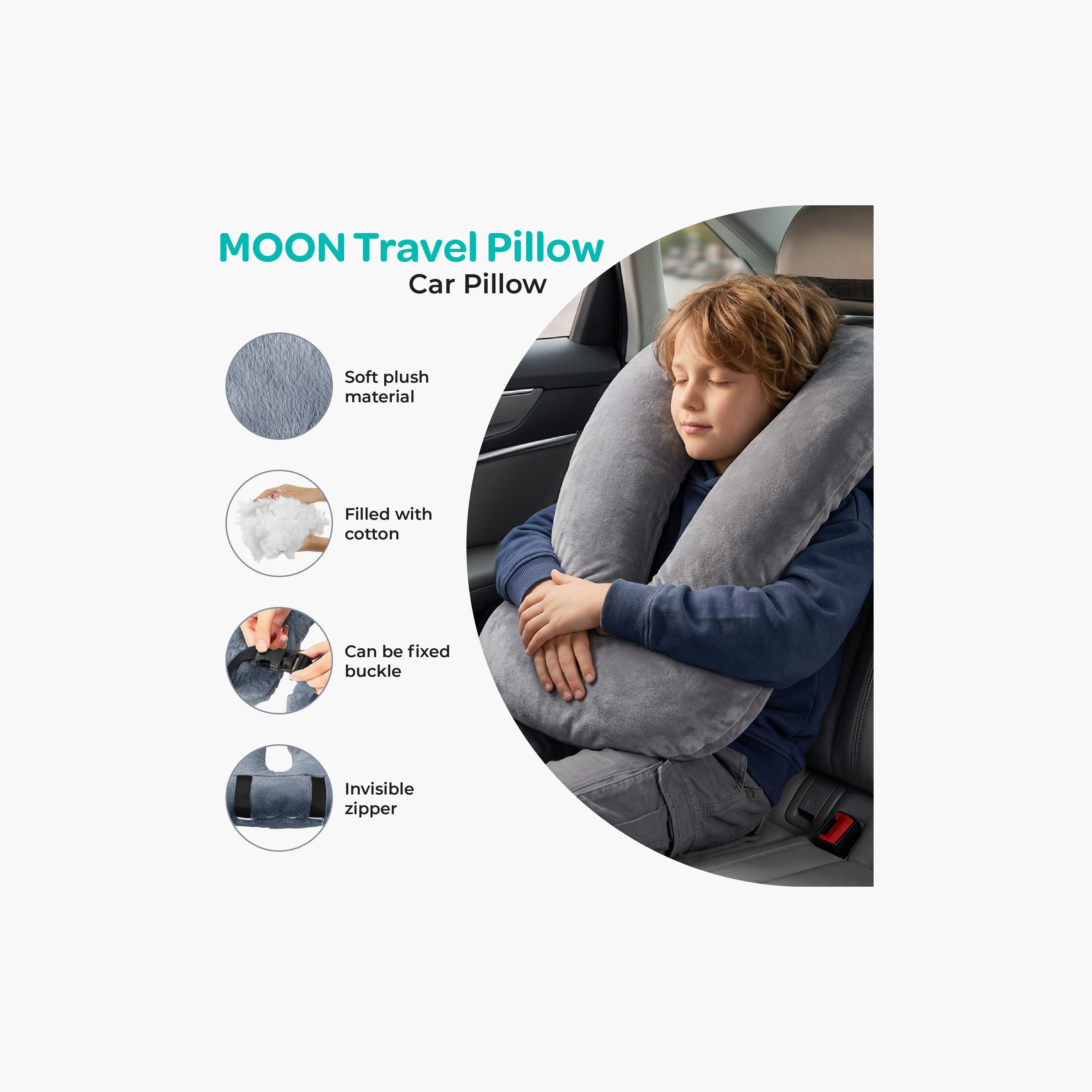 Moon Ergonomic U-Shape Neck Support Travel Pillow-baby-gear-travelaccessories-image-2