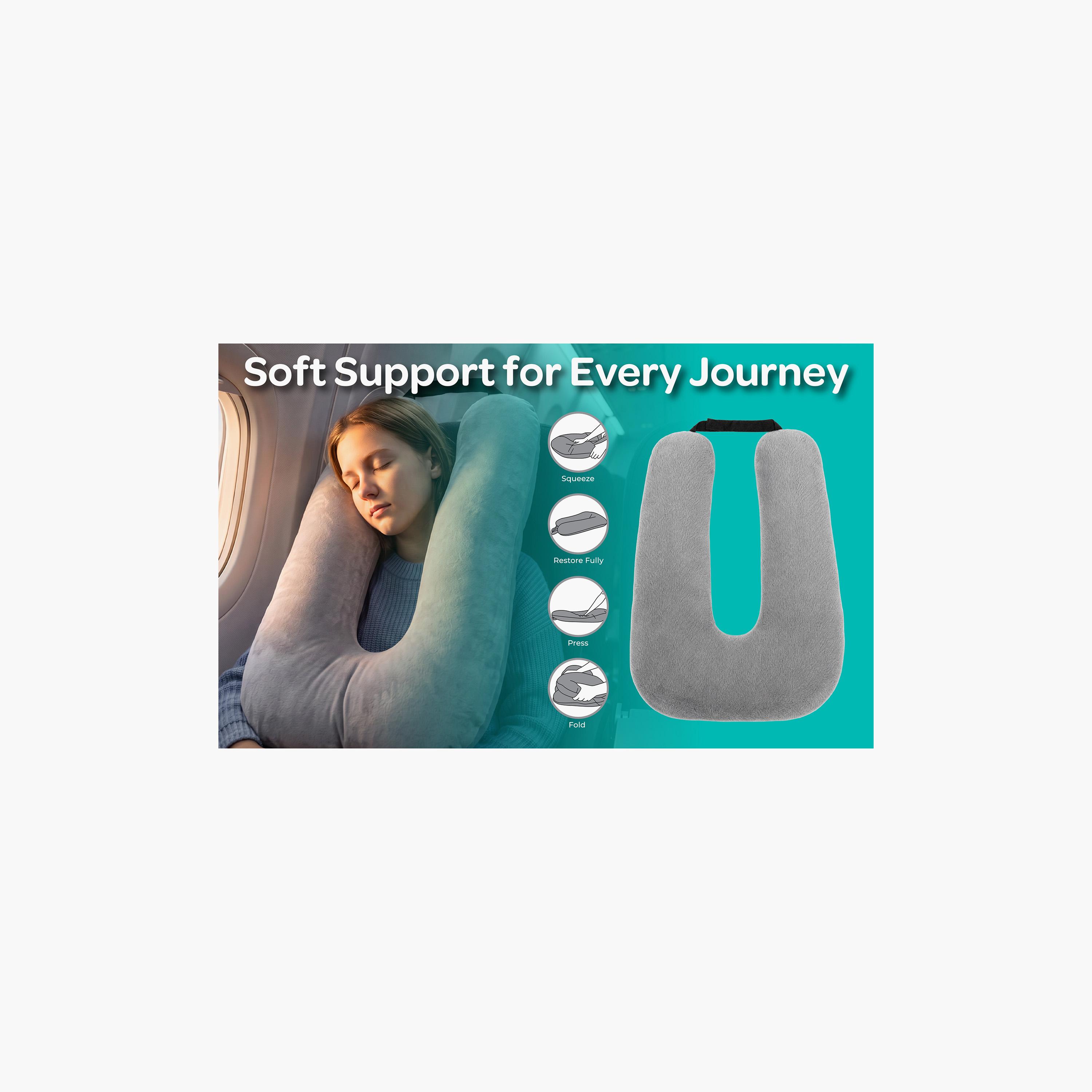 Moon Ergonomic U-Shape Neck Support Travel Pillow-baby-gear-travelaccessories-image-4