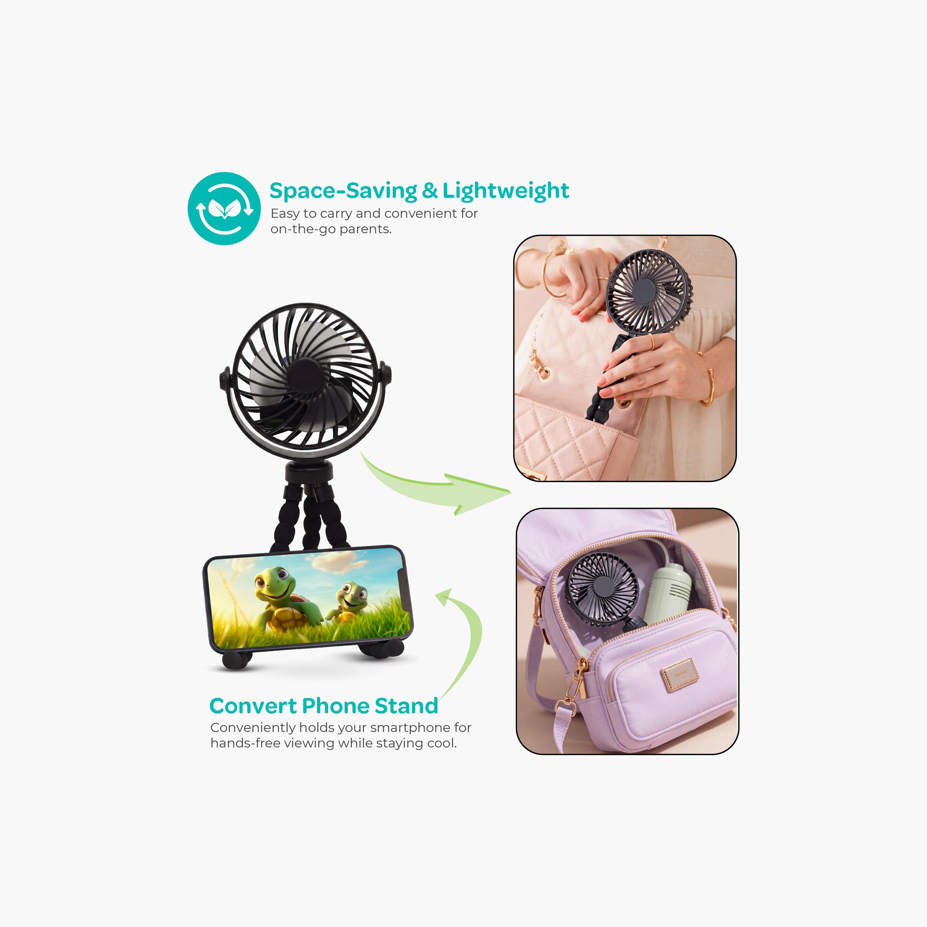 مروحة محمولة 360 درجة قابلة للتثبيت بمشبك مع حامل ثلاثي من مون-baby-gear-strollersandprams-accessories-image-11