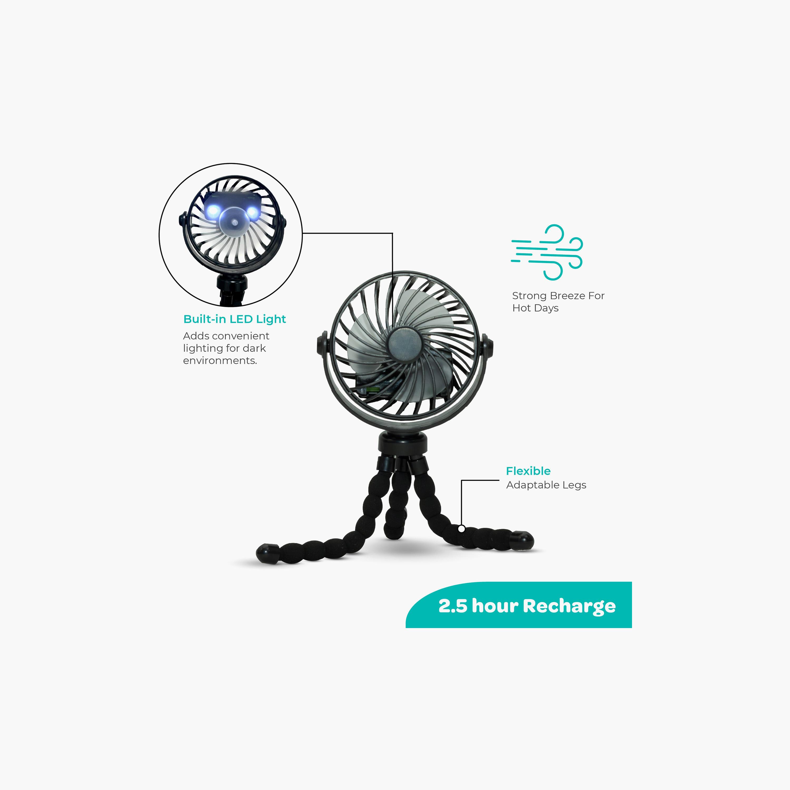 مروحة محمولة 360 درجة قابلة للتثبيت بمشبك مع حامل ثلاثي من مون-baby-gear-strollersandprams-accessories-image-12