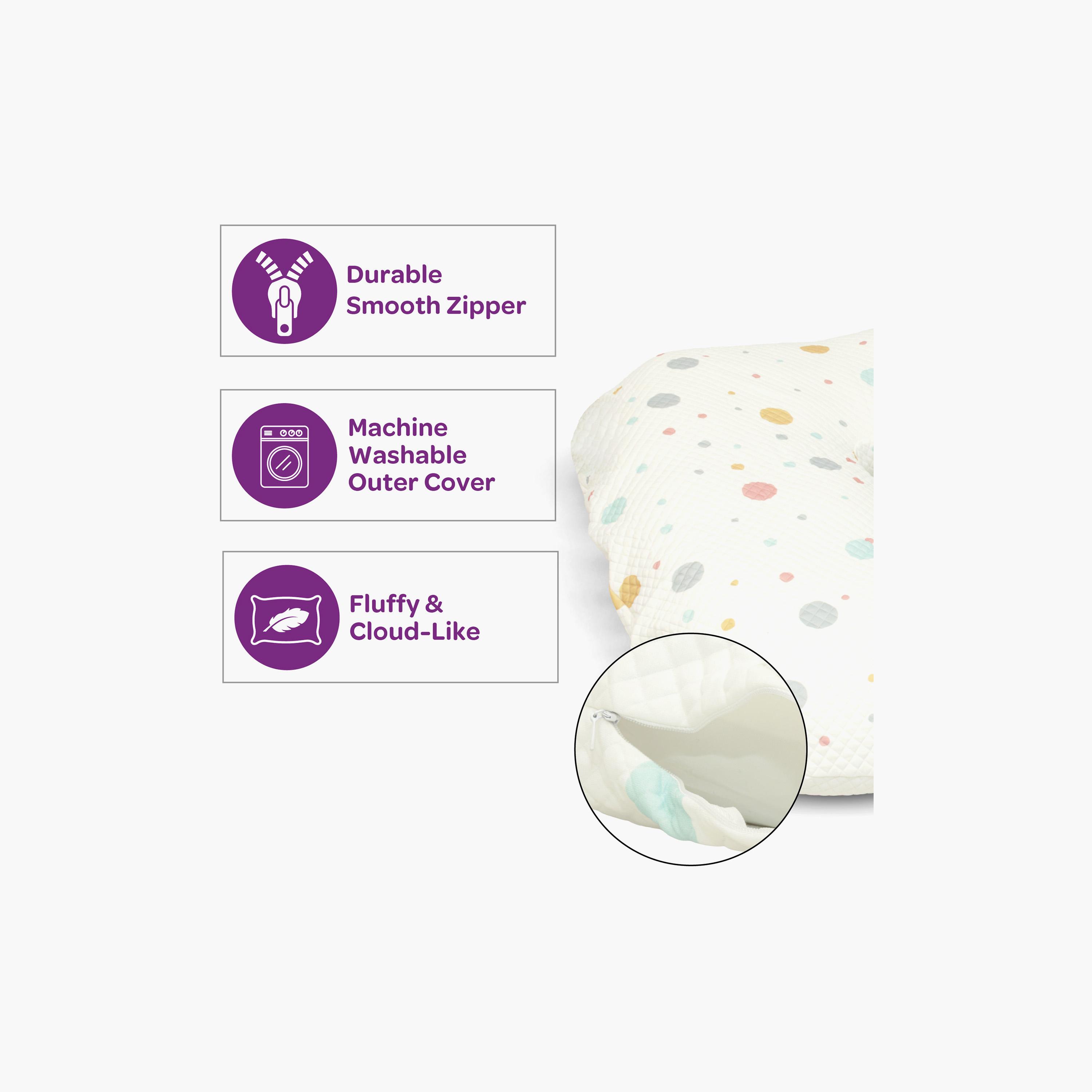 وسادة دعم الحوامل بتصميم على شكل حرف U من مون-baby-maternalcare-pregnancypillows-image-7