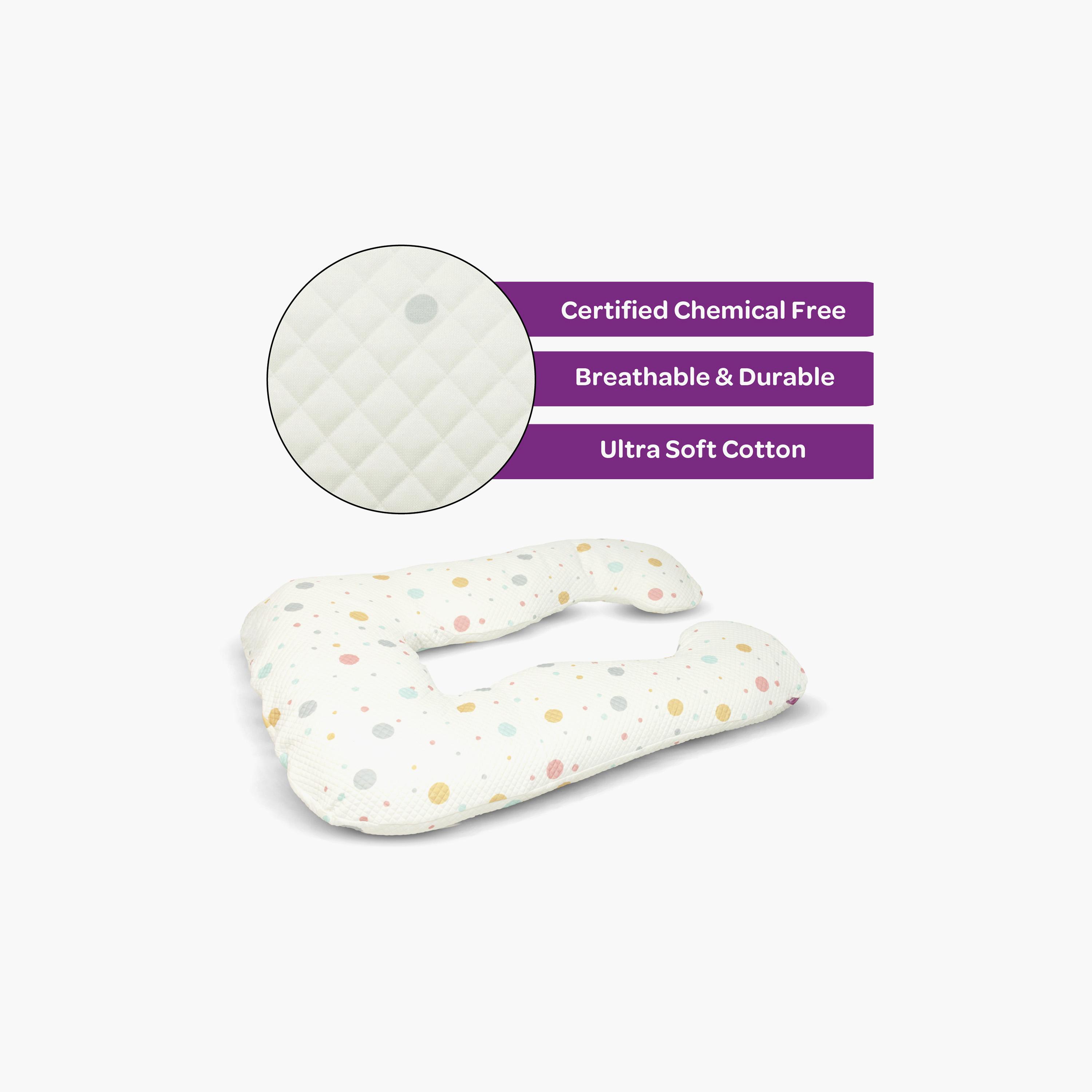 وسادة دعم الحوامل بتصميم على شكل حرف U من مون-baby-maternalcare-pregnancypillows-image-9