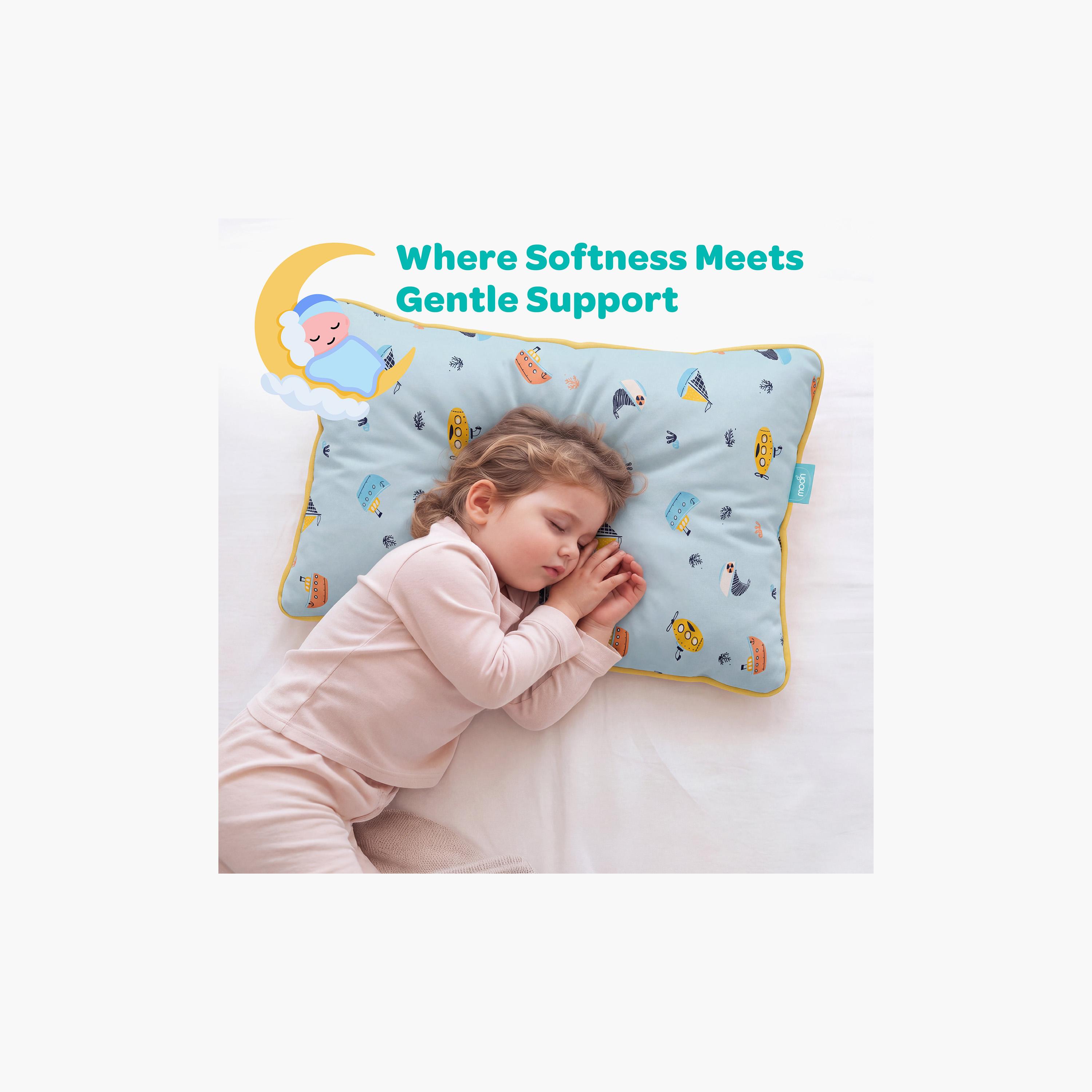 Moon Gentle Bamboo Fibre Pillow with Removable Cotton Pillowcase - Watercraft-baby-nursery-babybedding-image-8