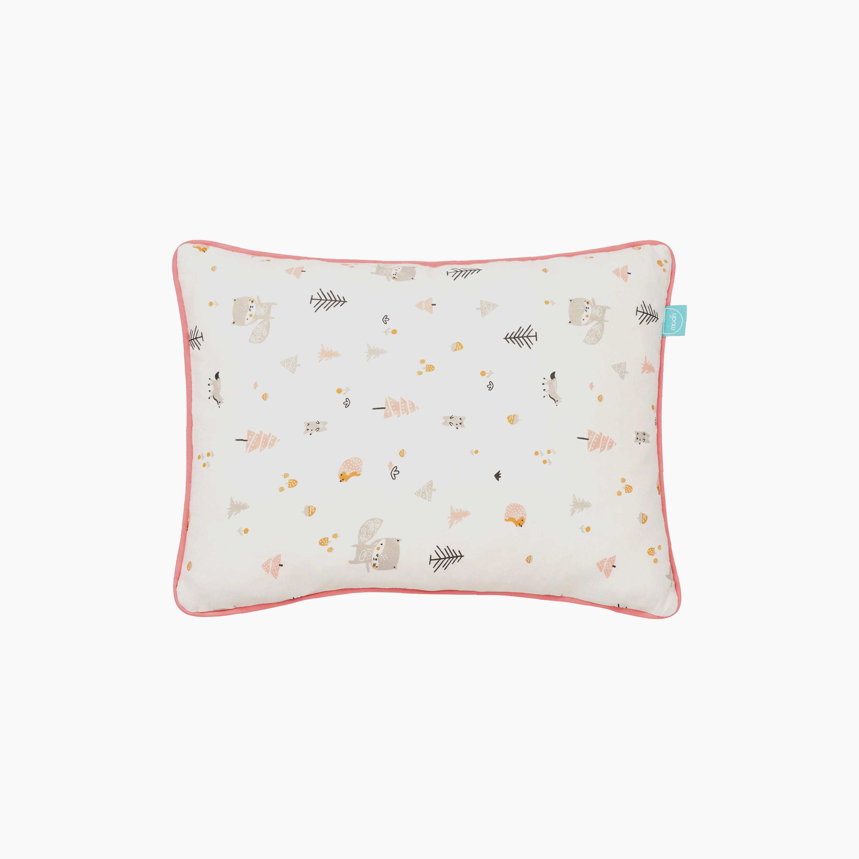 Moon Gentle Bamboo Fibre Pillow with Removable Cotton Pillowcase - Forest-baby-nursery-babybedding-image-1