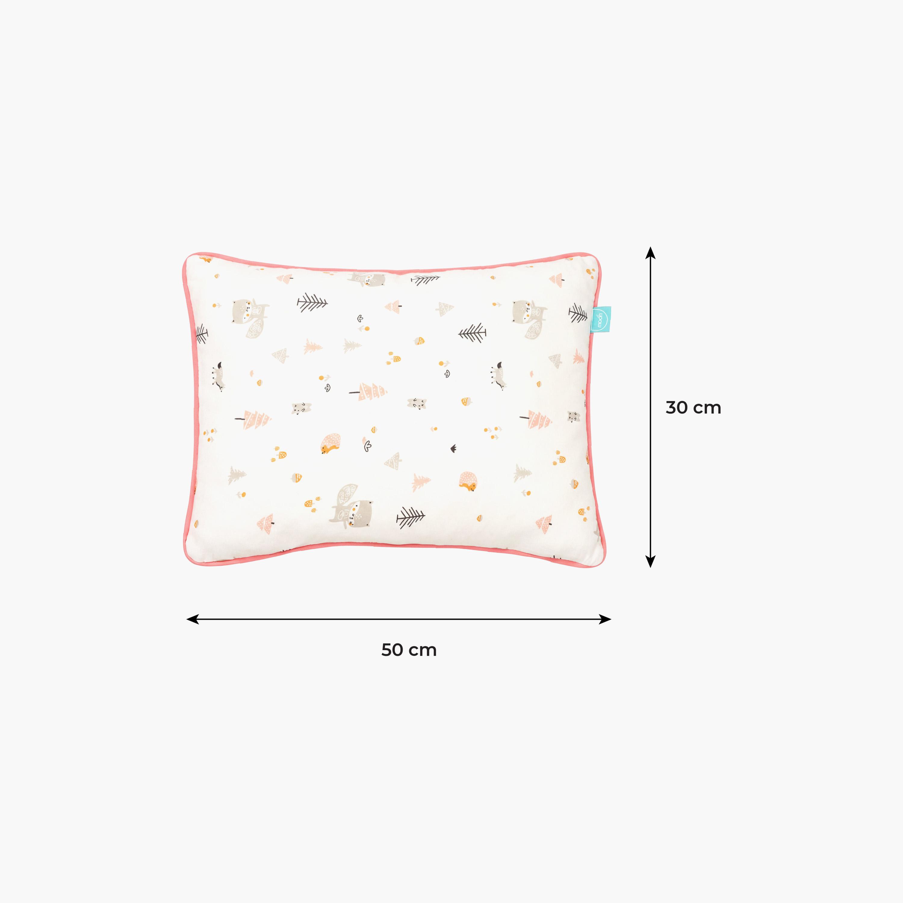 Moon Gentle Bamboo Fibre Pillow with Removable Cotton Pillowcase - Forest-baby-nursery-babybedding-image-4