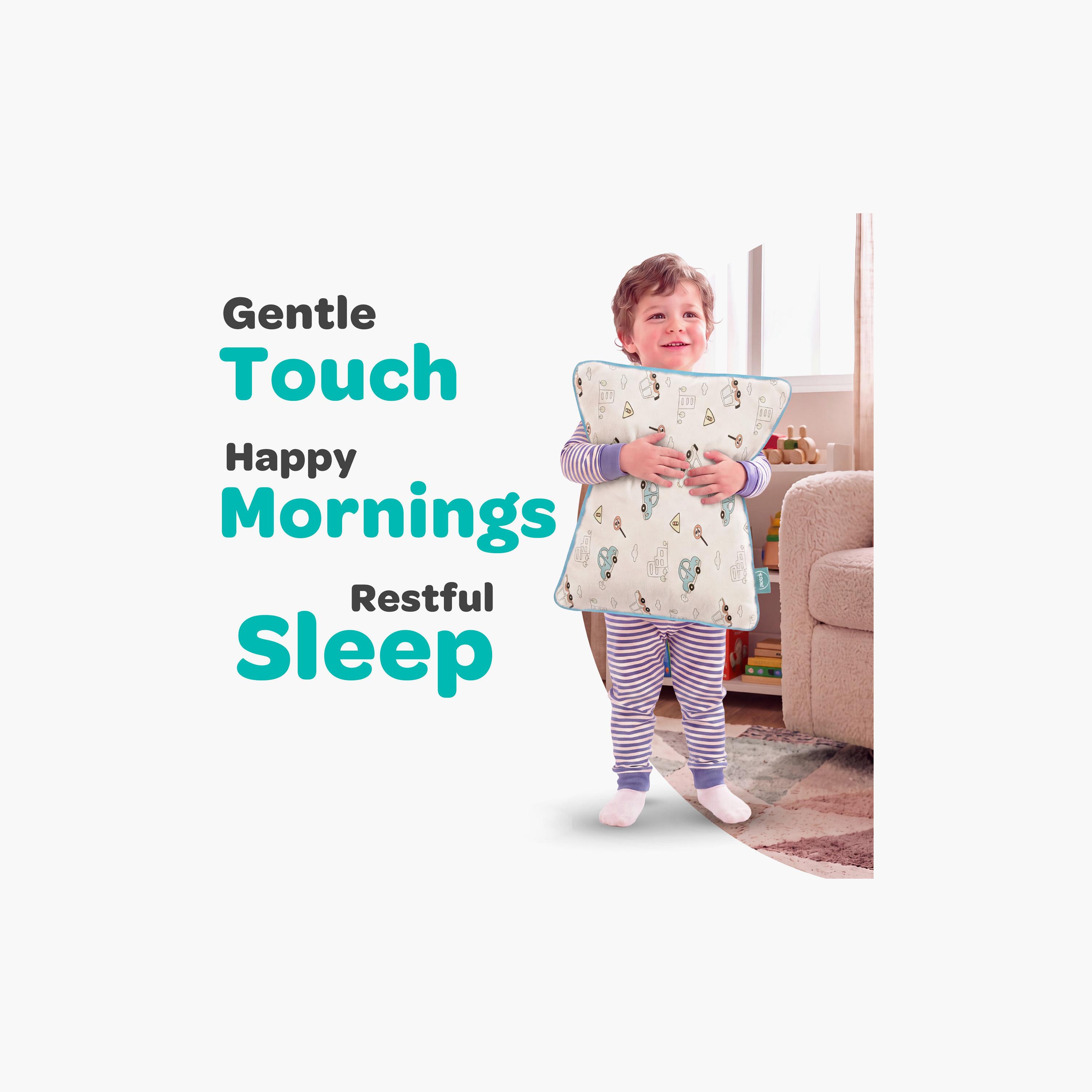 Moon Gentle Bamboo Fibre Pillow with Removable Cotton Pillowcase - Vehicle-baby-nursery-babybedding-image-10