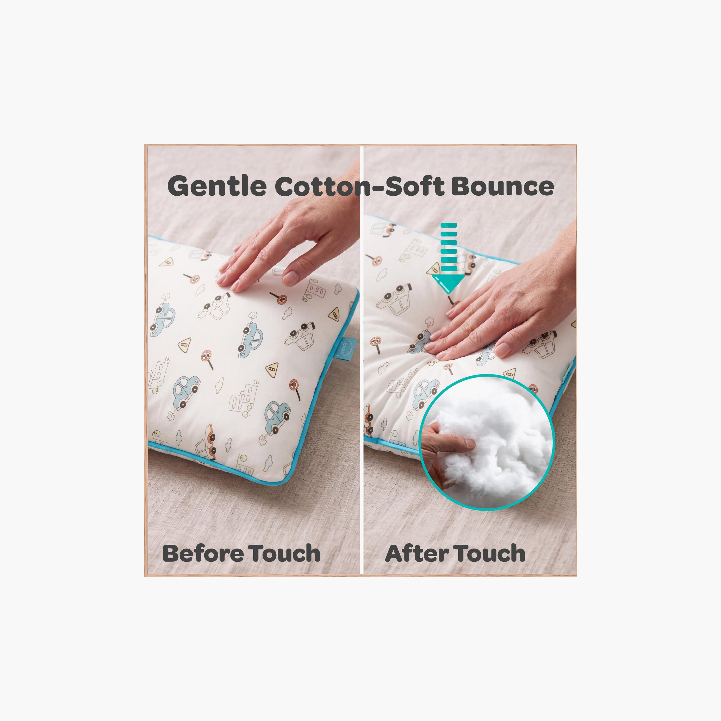 Moon Gentle Bamboo Fibre Pillow with Removable Cotton Pillowcase - Vehicle-baby-nursery-babybedding-image-11
