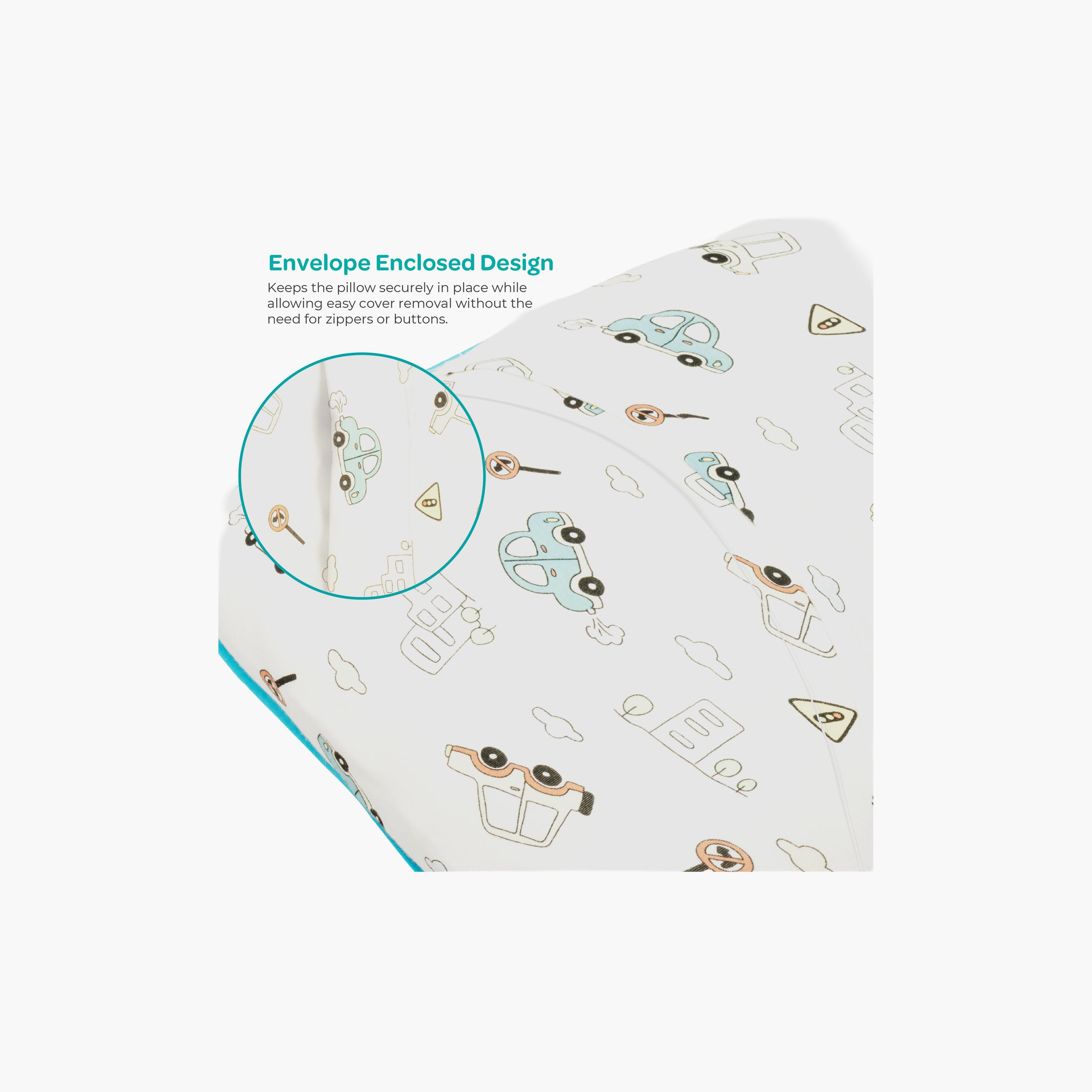Moon Gentle Bamboo Fibre Pillow with Removable Cotton Pillowcase - Vehicle-baby-nursery-babybedding-image-8