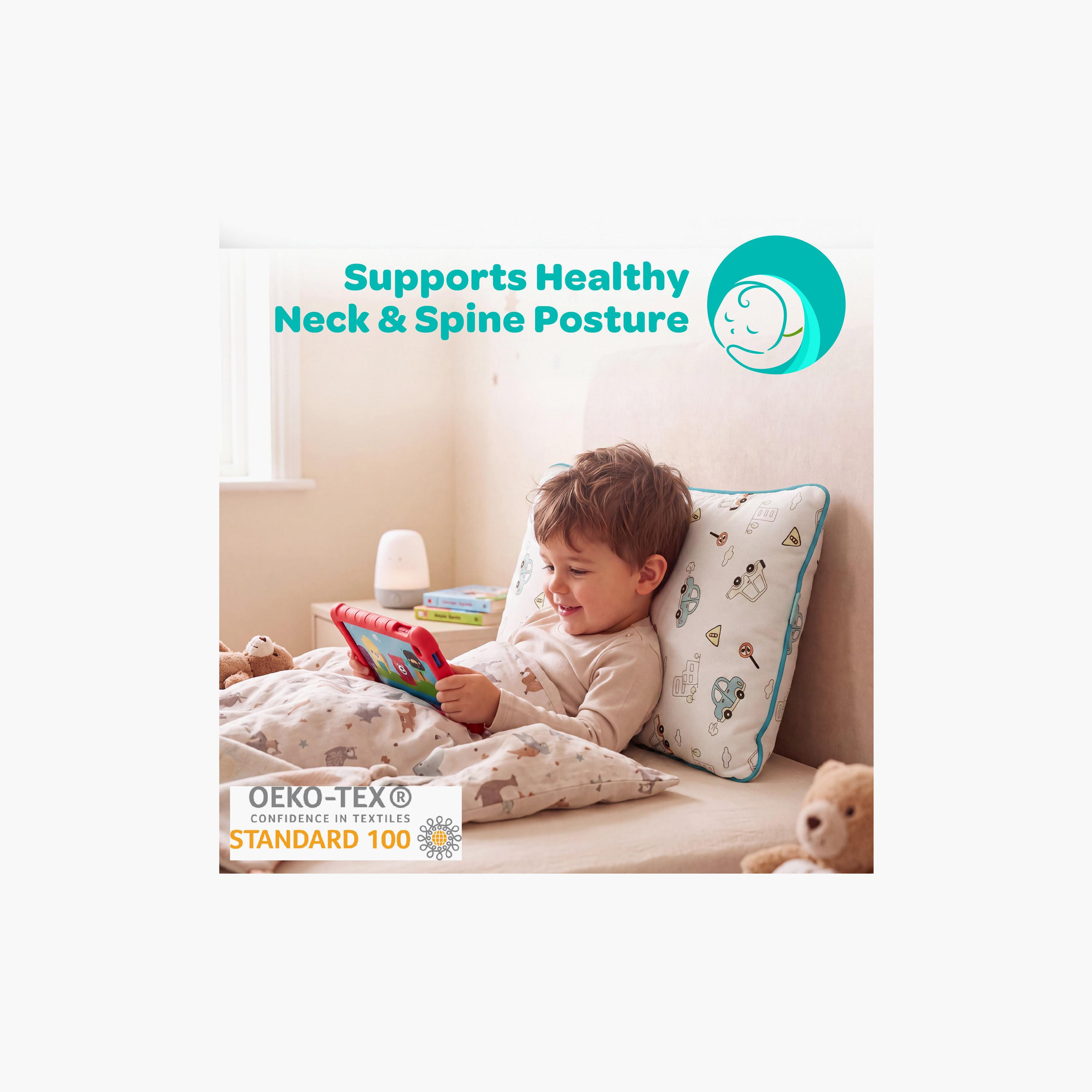 Moon Gentle Bamboo Fibre Pillow with Removable Cotton Pillowcase - Vehicle-baby-nursery-babybedding-image-9