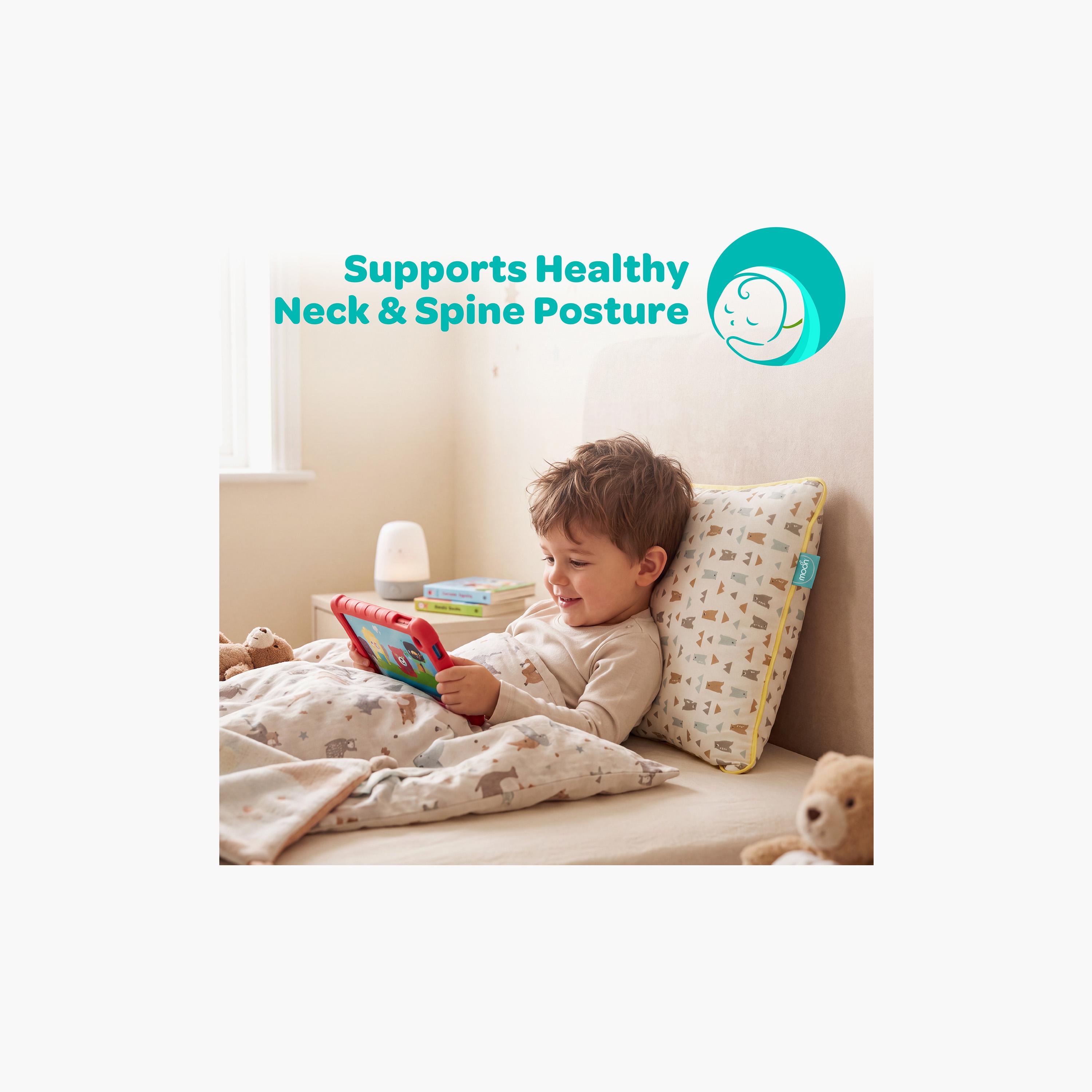 Moon Gentle Bamboo Fibre Pillow with Removable Cotton Pillowcase - Bear-baby-nursery-babybedding-image-10