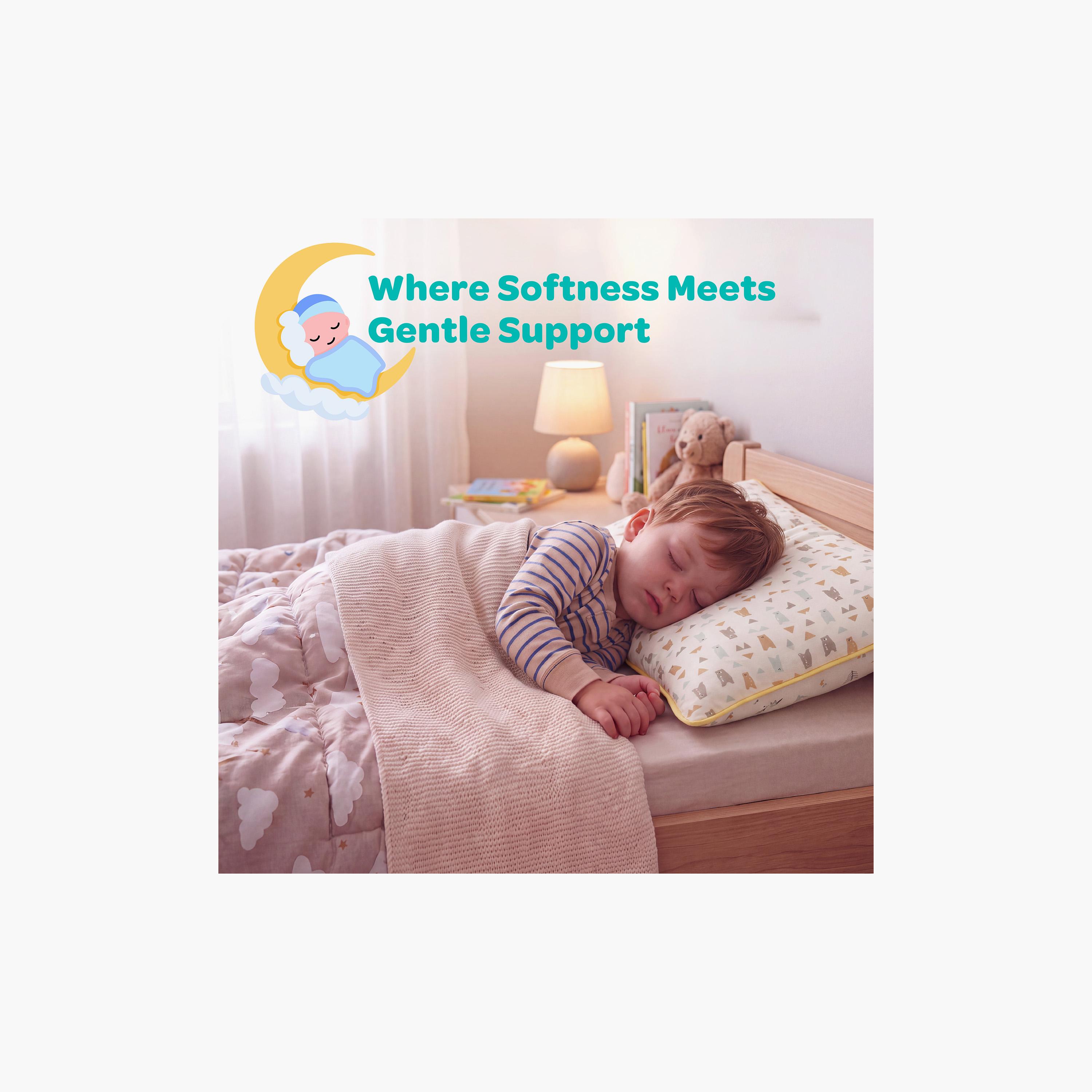 Moon Gentle Bamboo Fibre Pillow with Removable Cotton Pillowcase - Bear-baby-nursery-babybedding-image-8