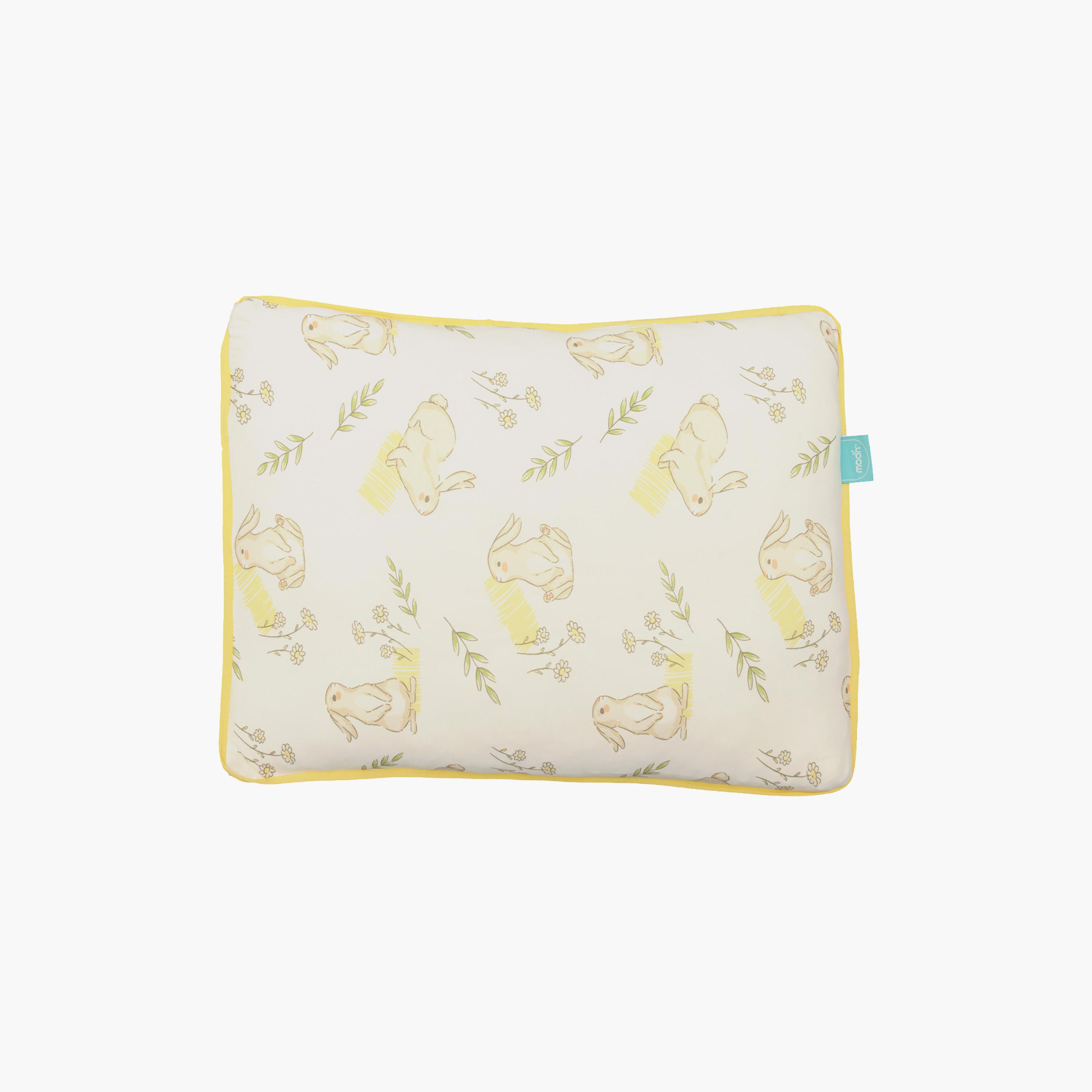 Moon Gentle Bamboo Fibre Pillow with Removable Cotton Pillowcase - Rabbit-baby-nursery-babybedding-image-1