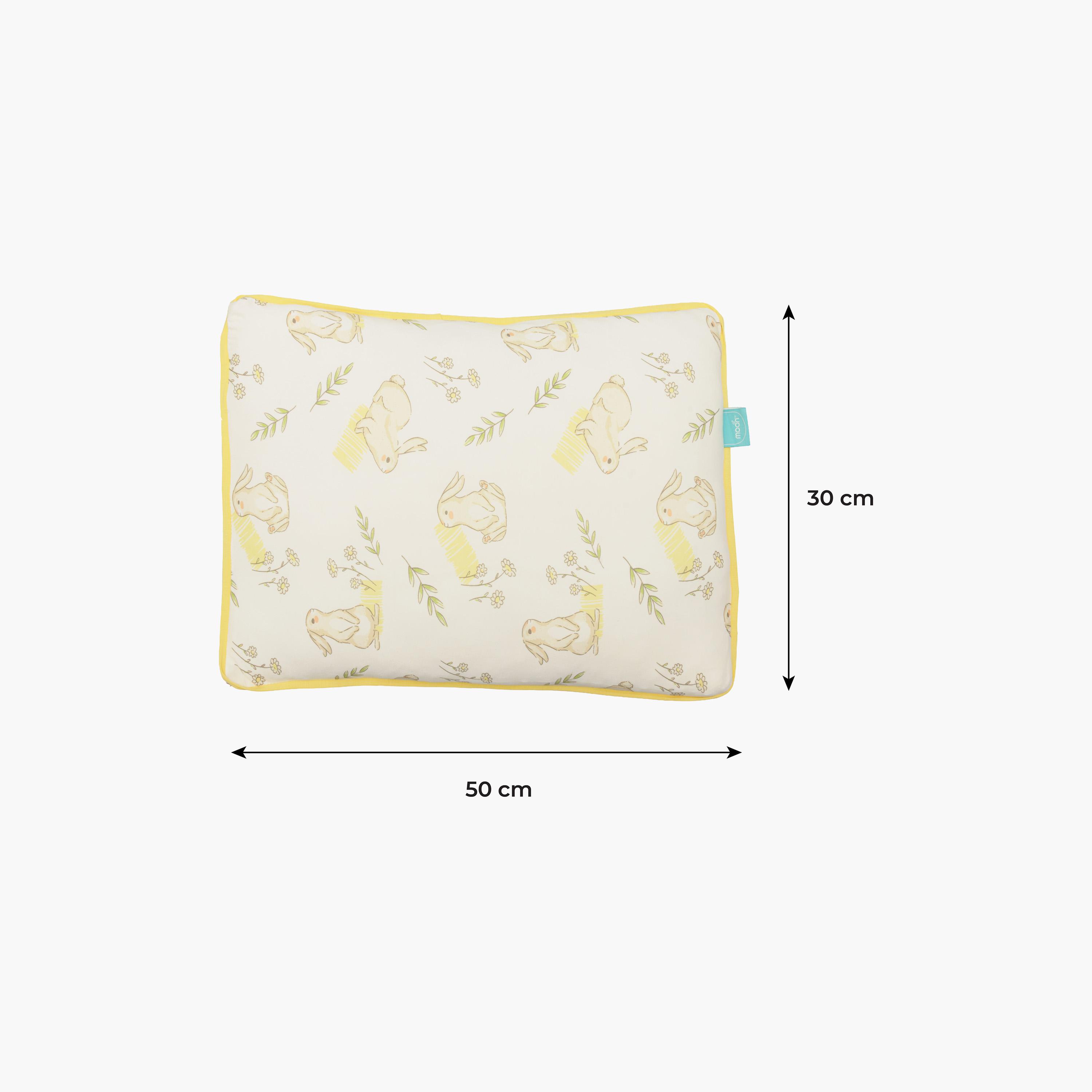Moon Gentle Bamboo Fibre Pillow with Removable Cotton Pillowcase - Rabbit-baby-nursery-babybedding-image-4