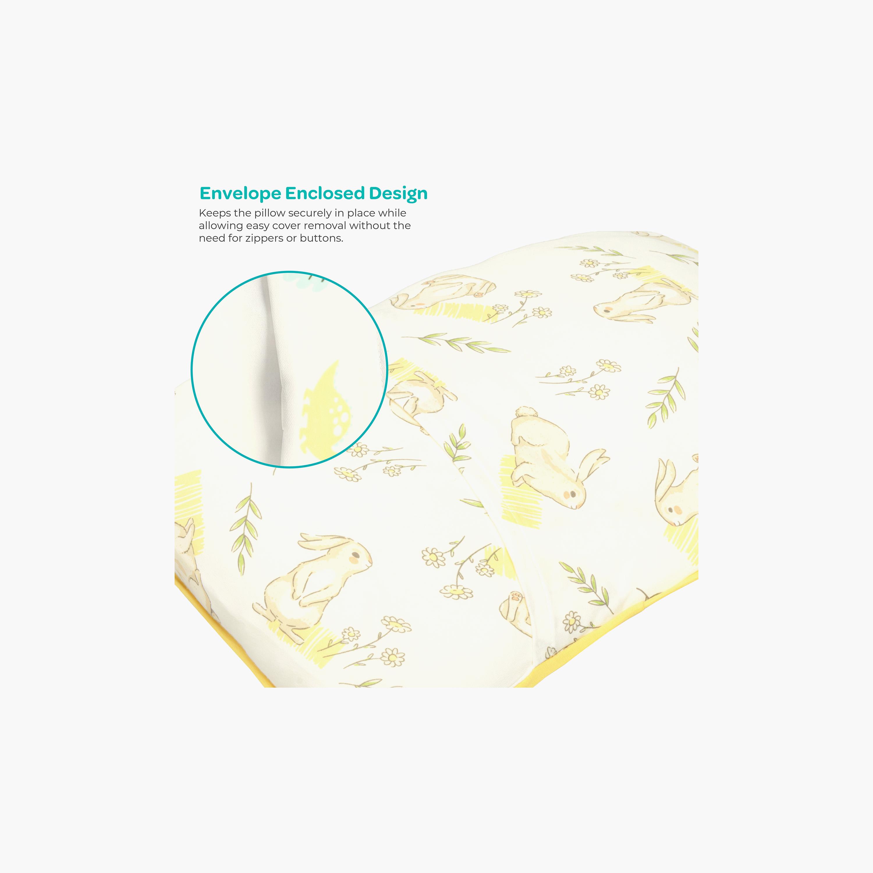 Moon Gentle Bamboo Fibre Pillow with Removable Cotton Pillowcase - Rabbit-baby-nursery-babybedding-image-9