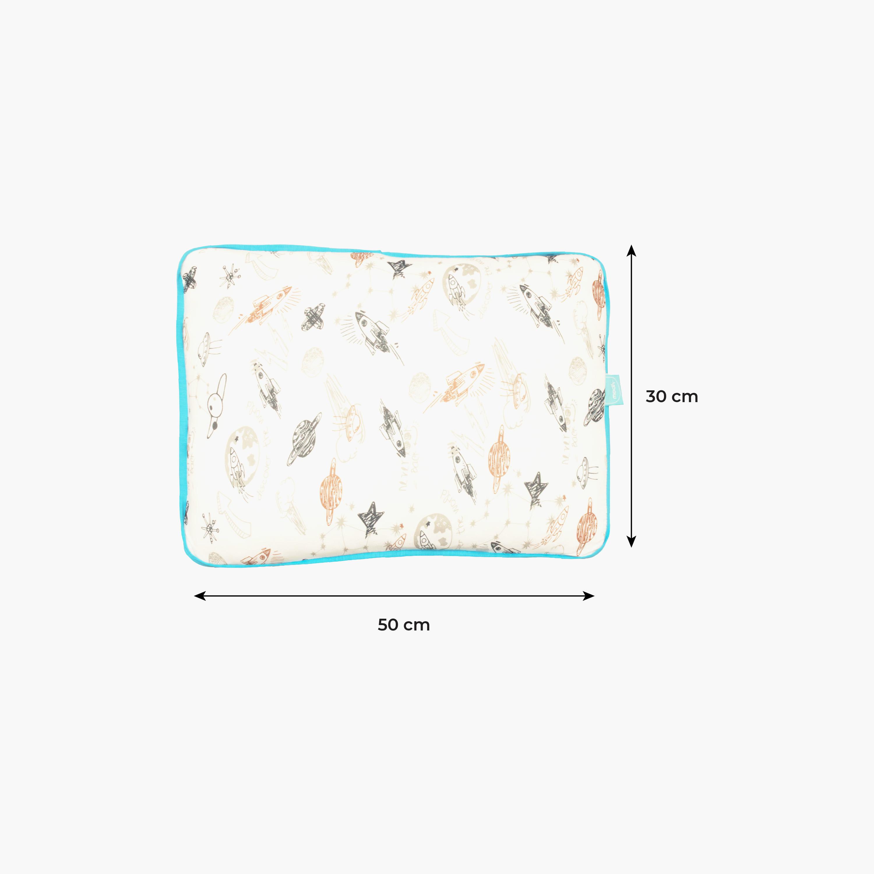 Moon Gentle Bamboo Fibre Pillow with Removable Cotton Pillowcase - Star wars-baby-nursery-babybedding-image-4