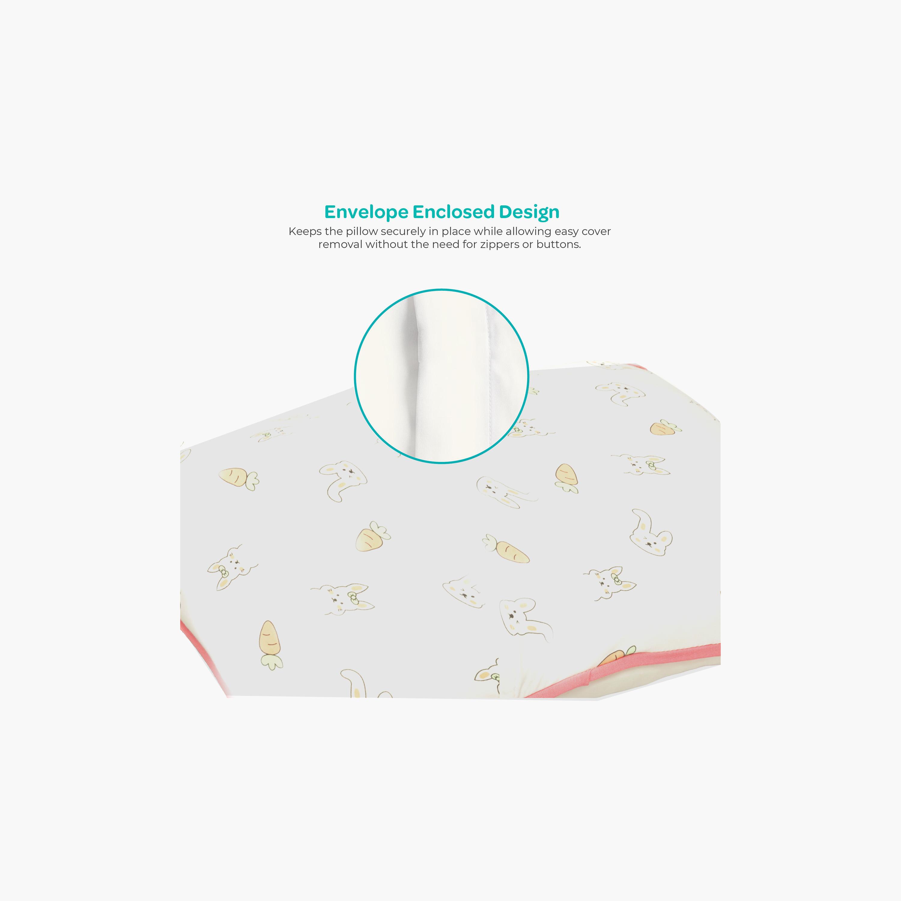 Moon Gentle Bamboo Fibre Pillow with Removable Cotton Pillowcase - Carrot-baby-nursery-babybedding-image-9